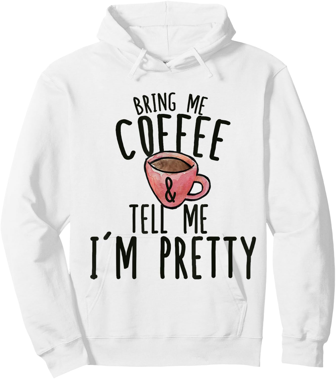 Get me coffee and explain to me that I Hoodie - Hoodie | White