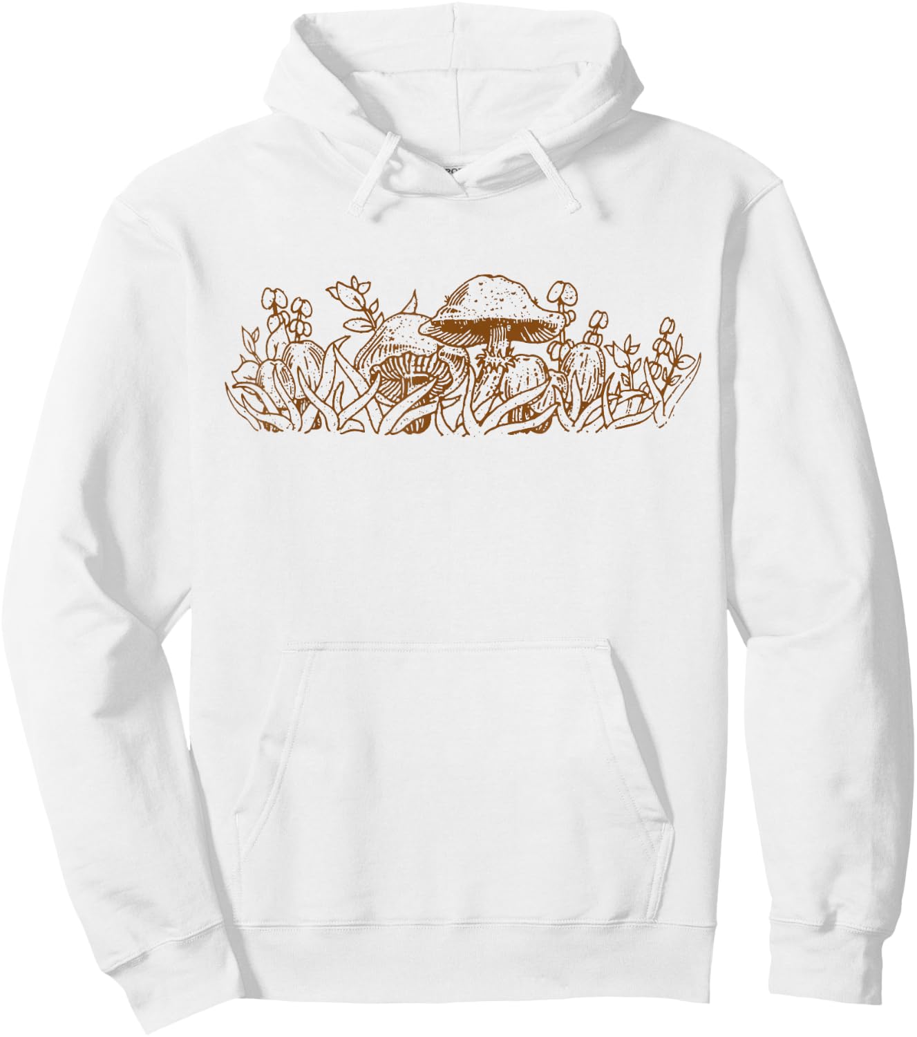 Vintage Pyrex Pattern - Forest Fancies (Mushrooms) Hoodie - Hoodie | White