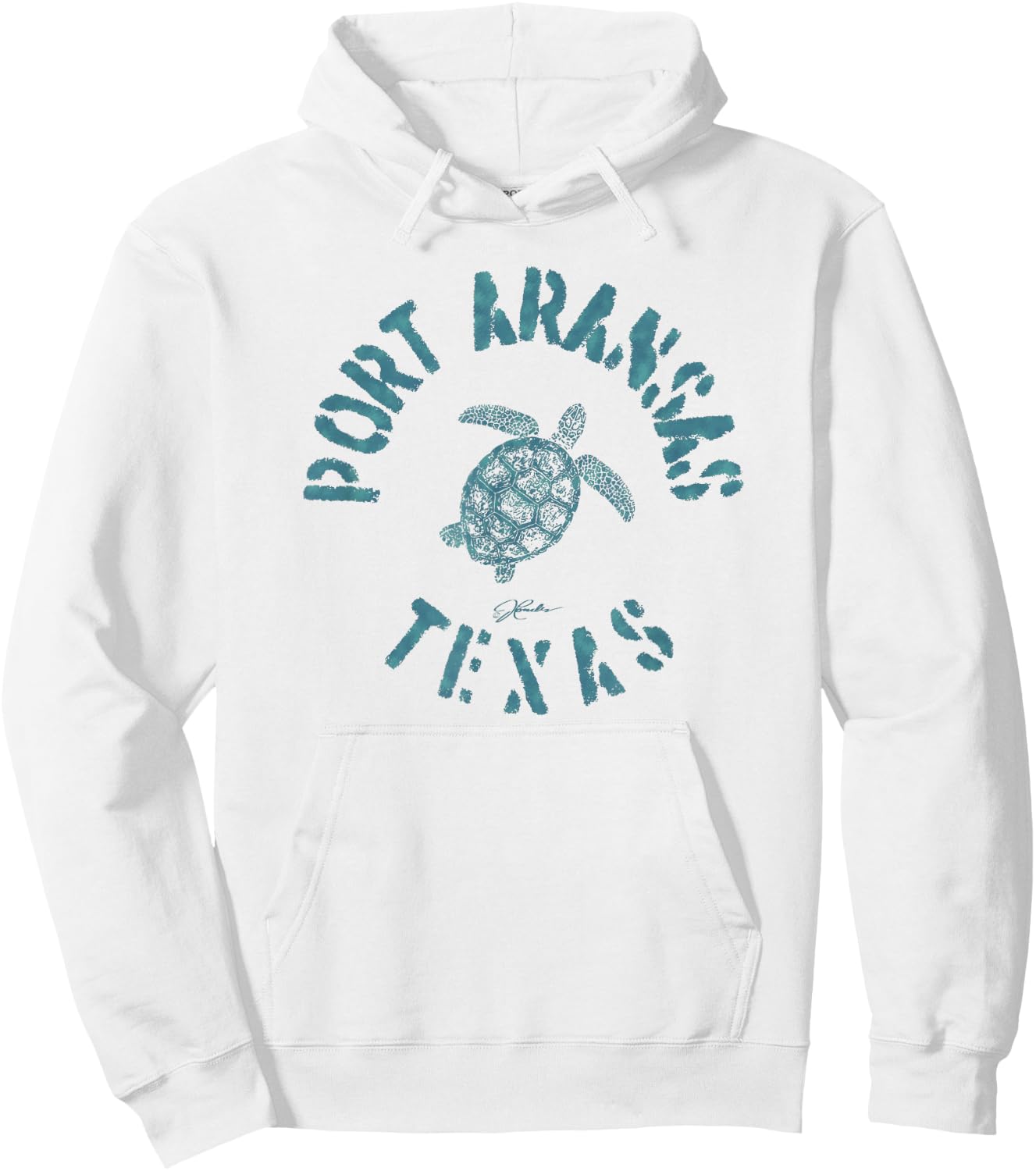 JCombs: Port Aransas, TX, Sea Turtle Hoodie - Hoodie | White