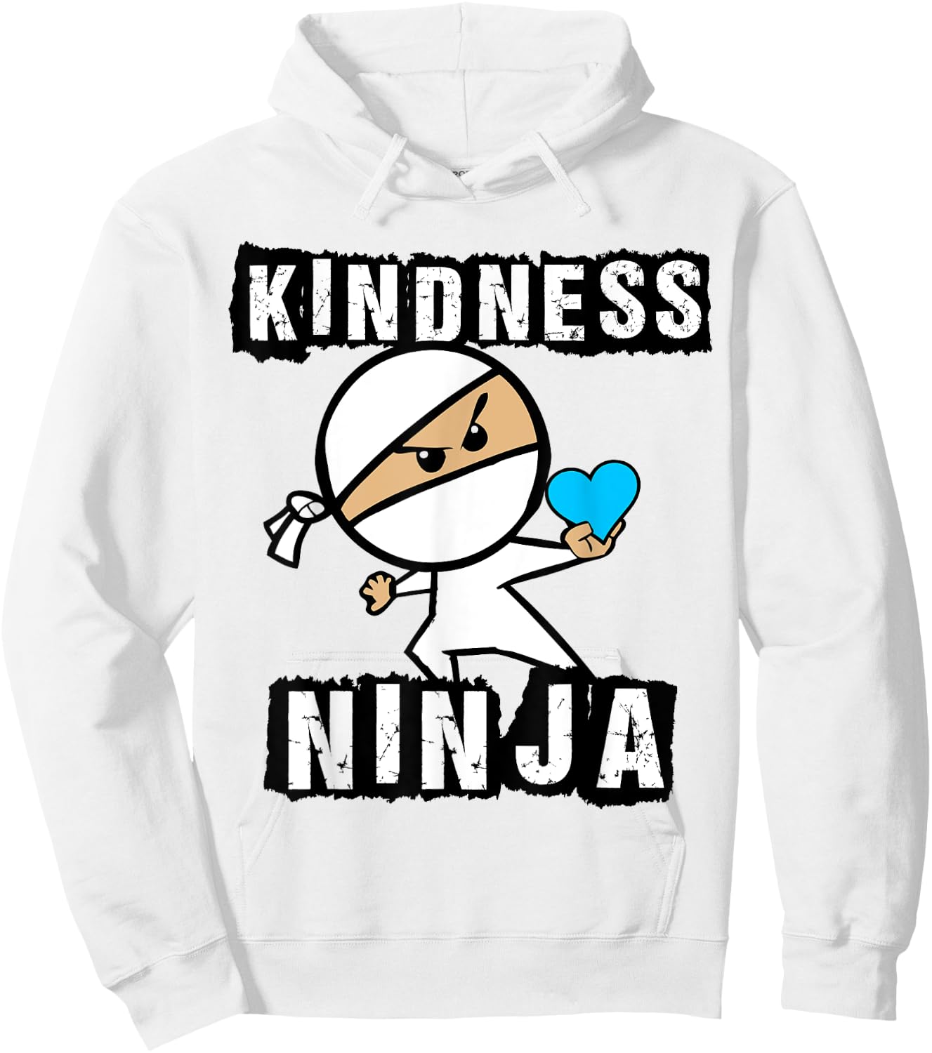 Kindness Ninja Choose Kind Anti Bullying Movement Shirt Hoodie - Hoodie | White