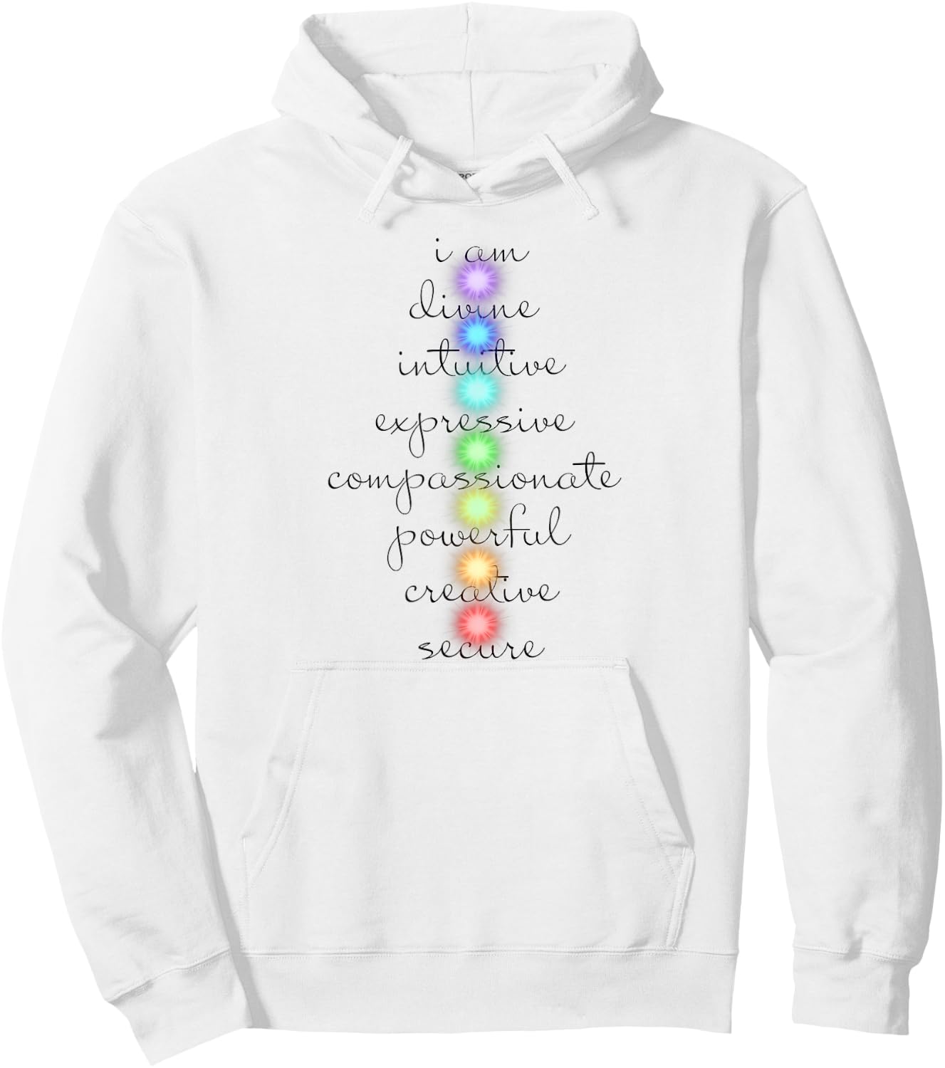 7 Chakras For Yoga Lovers Hoodie - Hoodie | White