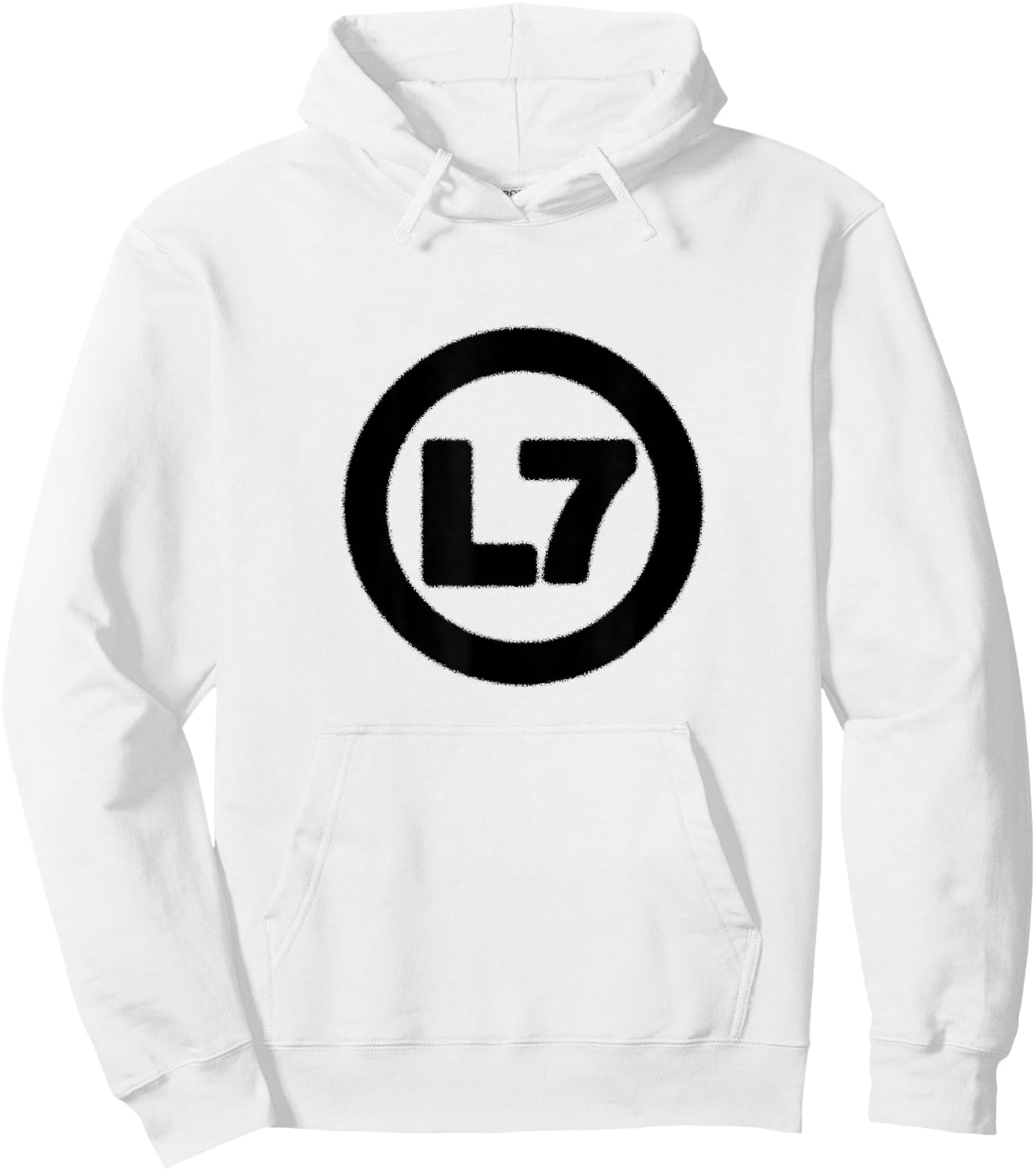 L7 - Spray Logo - Official Merchandise Hoodie - Hoodie | White