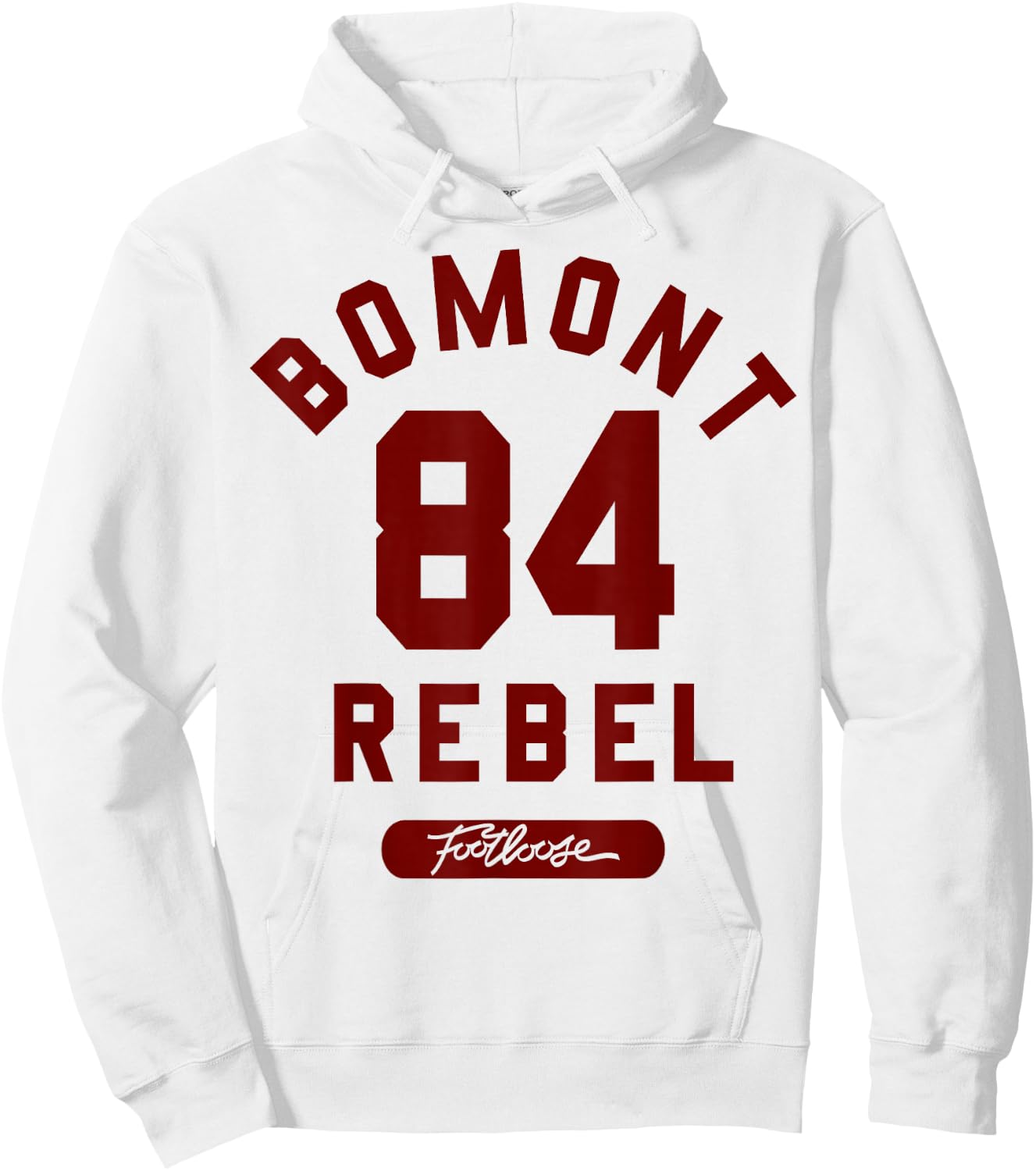Footloose Bomont Rebel 84 Logo Hoodie - Hoodie | White