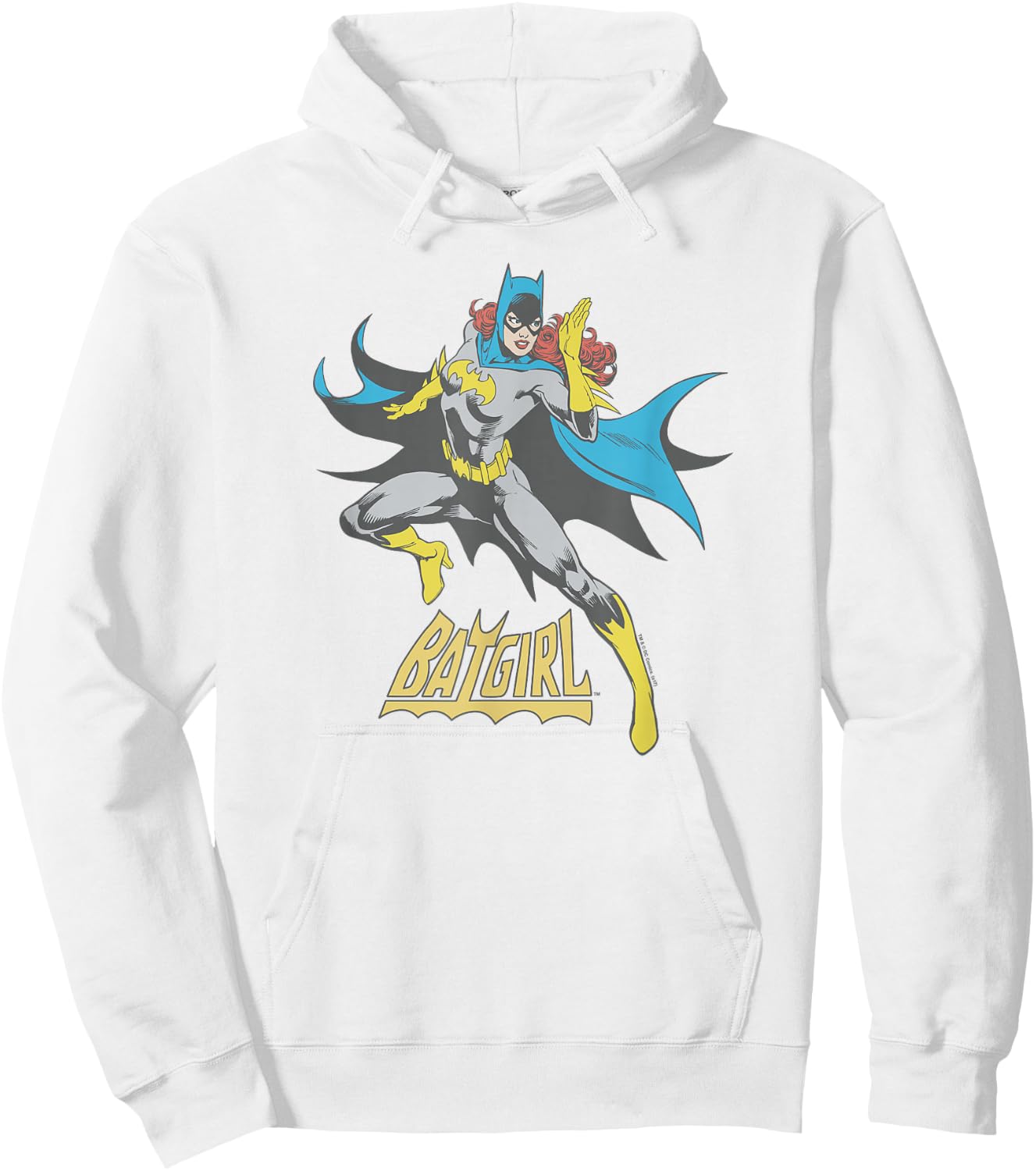 DC Comics Batgirl See Ya - Women's, , Blue, Small, Short Sleeve, Classic Fit, Cotton 100% Hoodie - Hoodie | White
