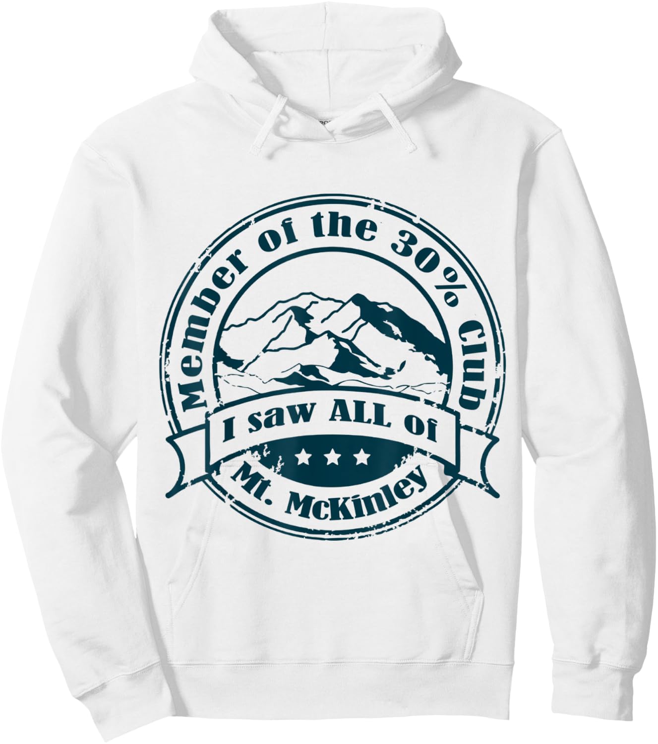Member of 30% Club that saw ALL of Mt. McKinley Hoodie - Hoodie | White