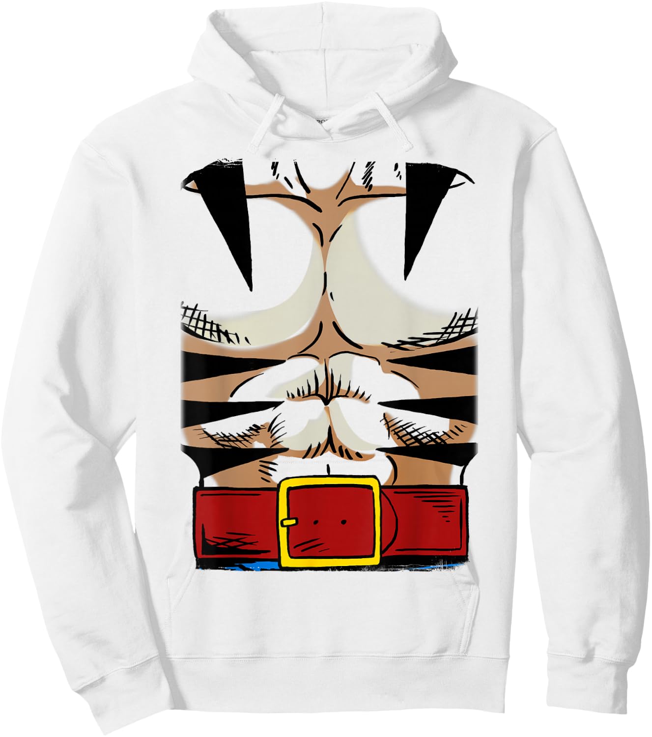 Marvel X-Men Wolverine Classic Retro Costume Hoodie - Hoodie | White