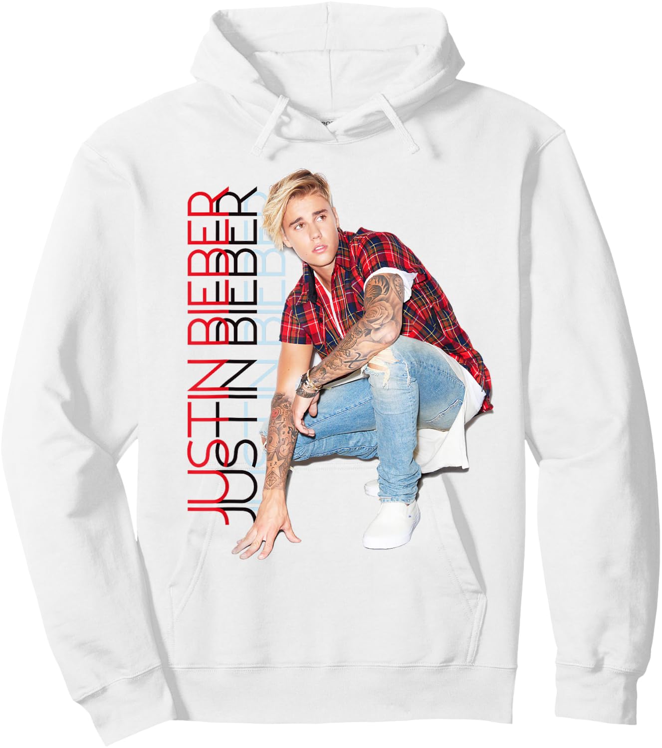 Justin Bieber Official Standing Tall Hoodie - Hoodie | White