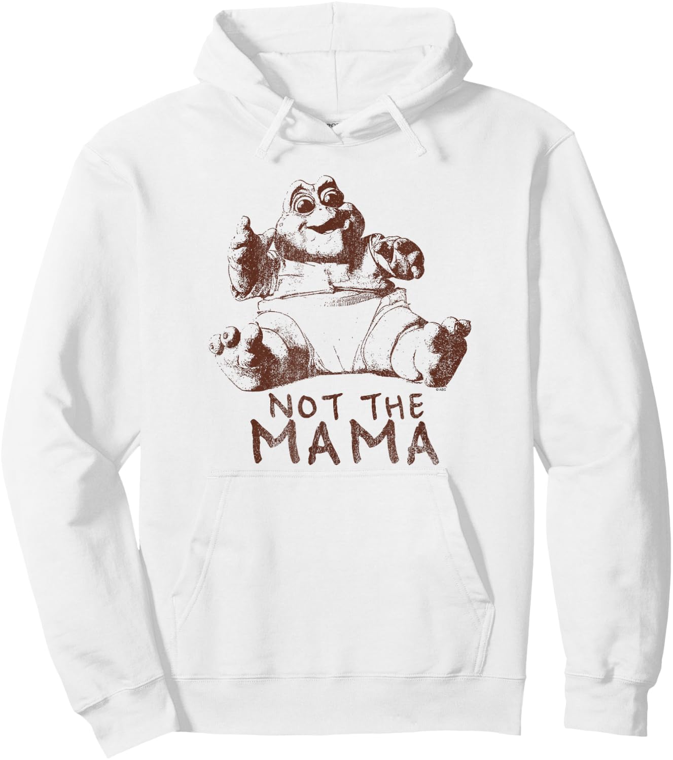 Dinosaurs Not The Mama 1 Color Hoodie - Hoodie | White