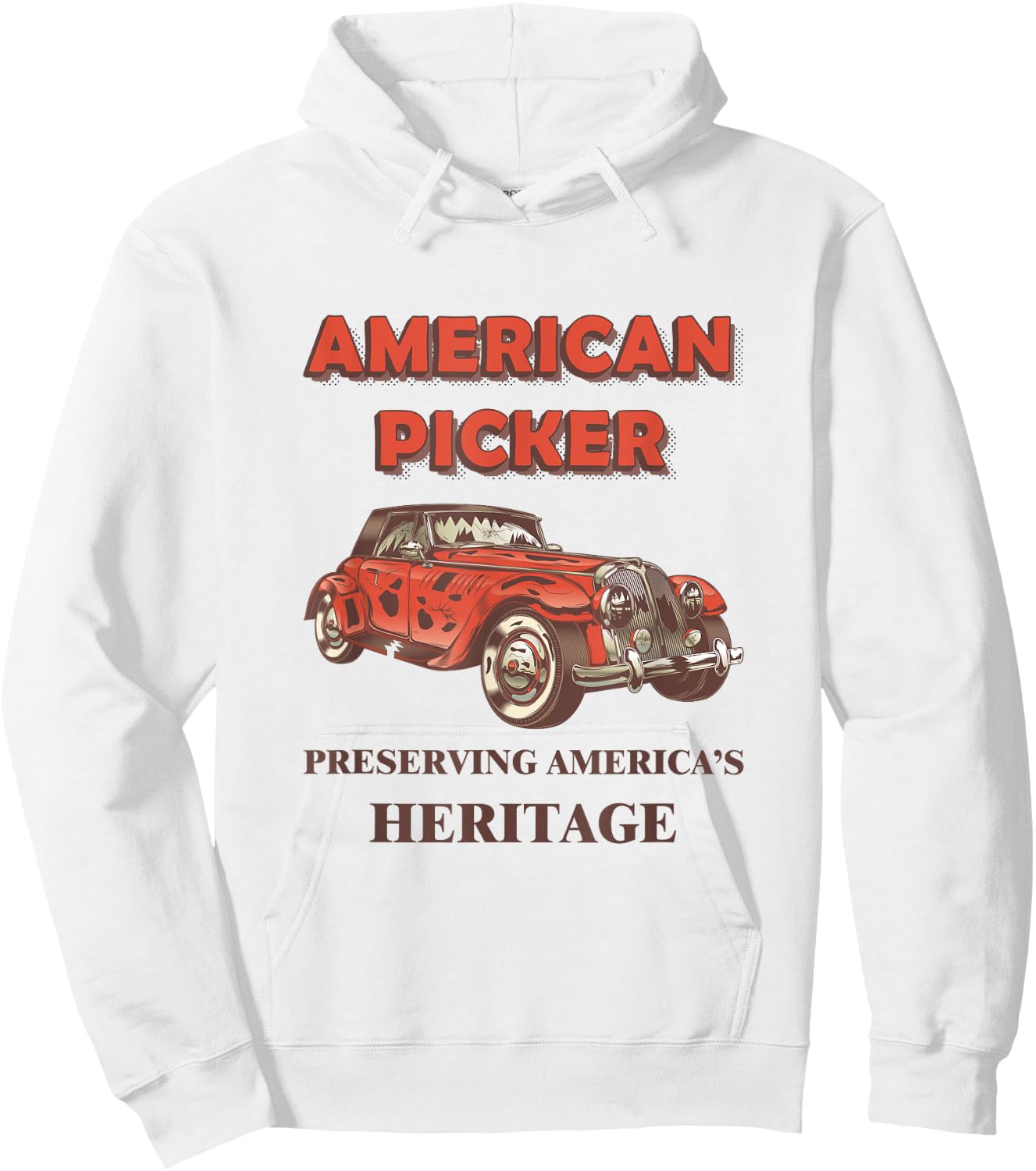 Pickers Antiquing Hoodie - Hoodie | White