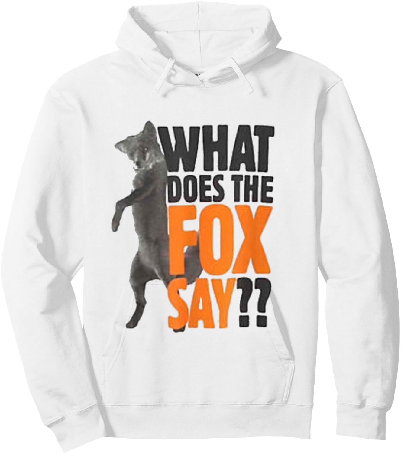 What Does the Fox Say Gift Hoodie - Hoodie | White