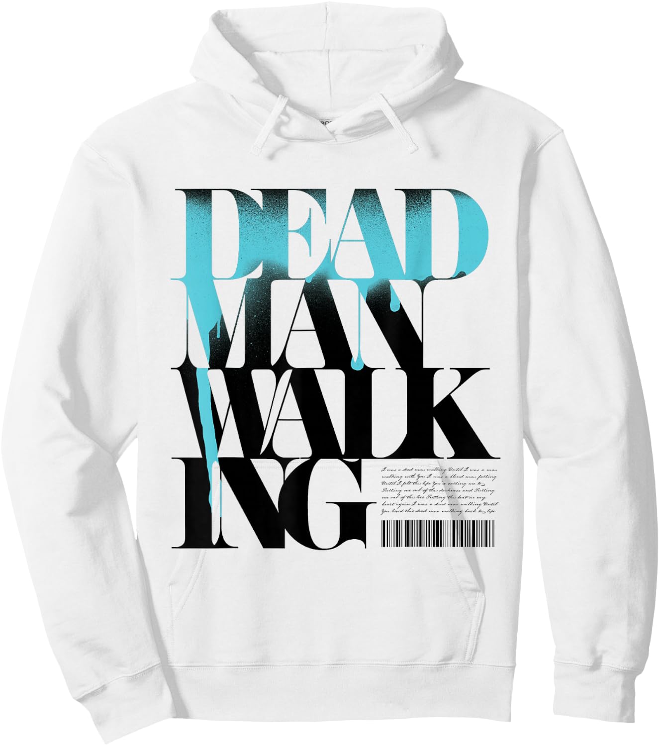 Dead Man Walking - Paint Hoodie - Hoodie | White