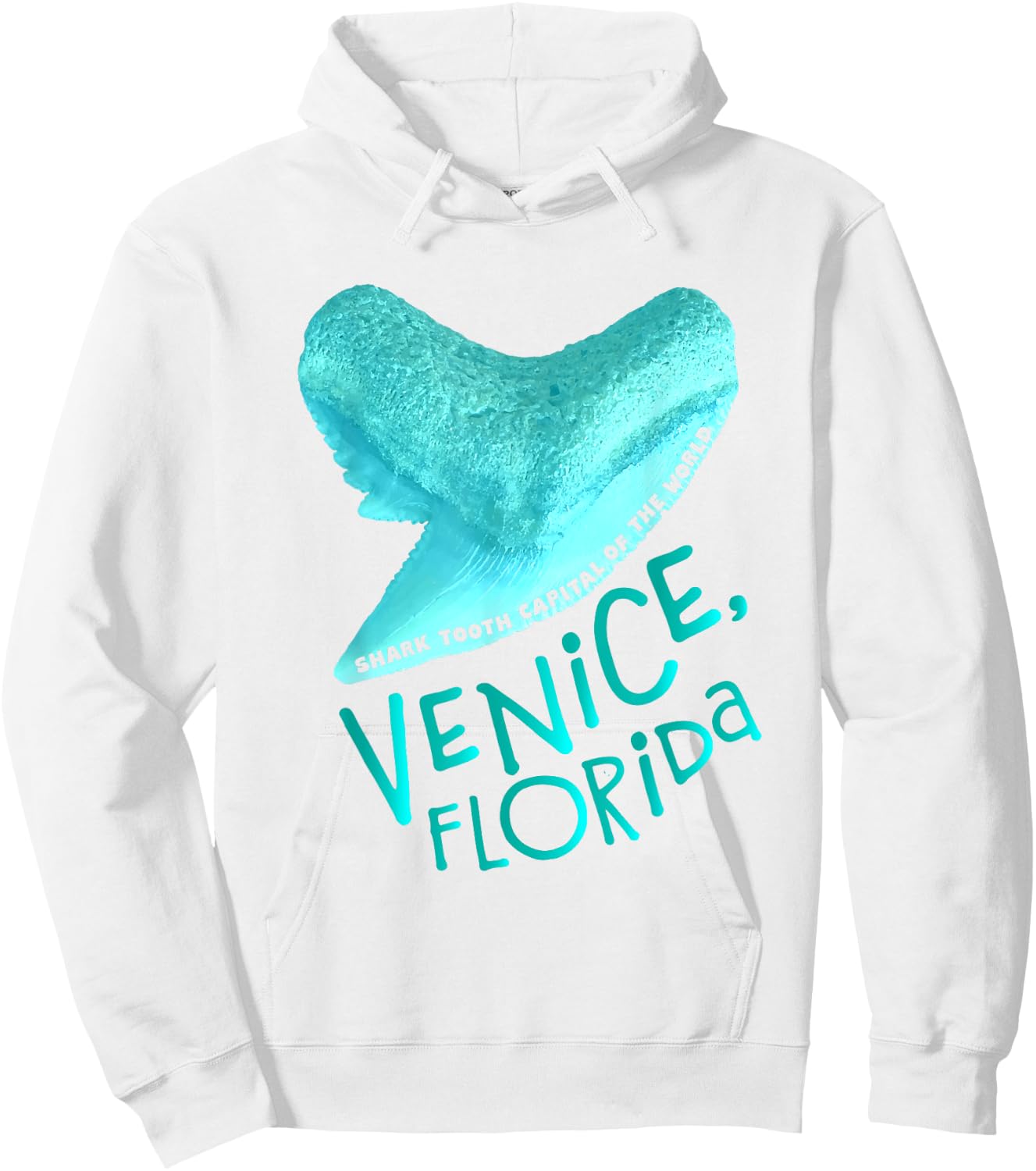 Venice, Florida - Shark Tooth Capital - Vacation Beach Hoodie - Hoodie | White