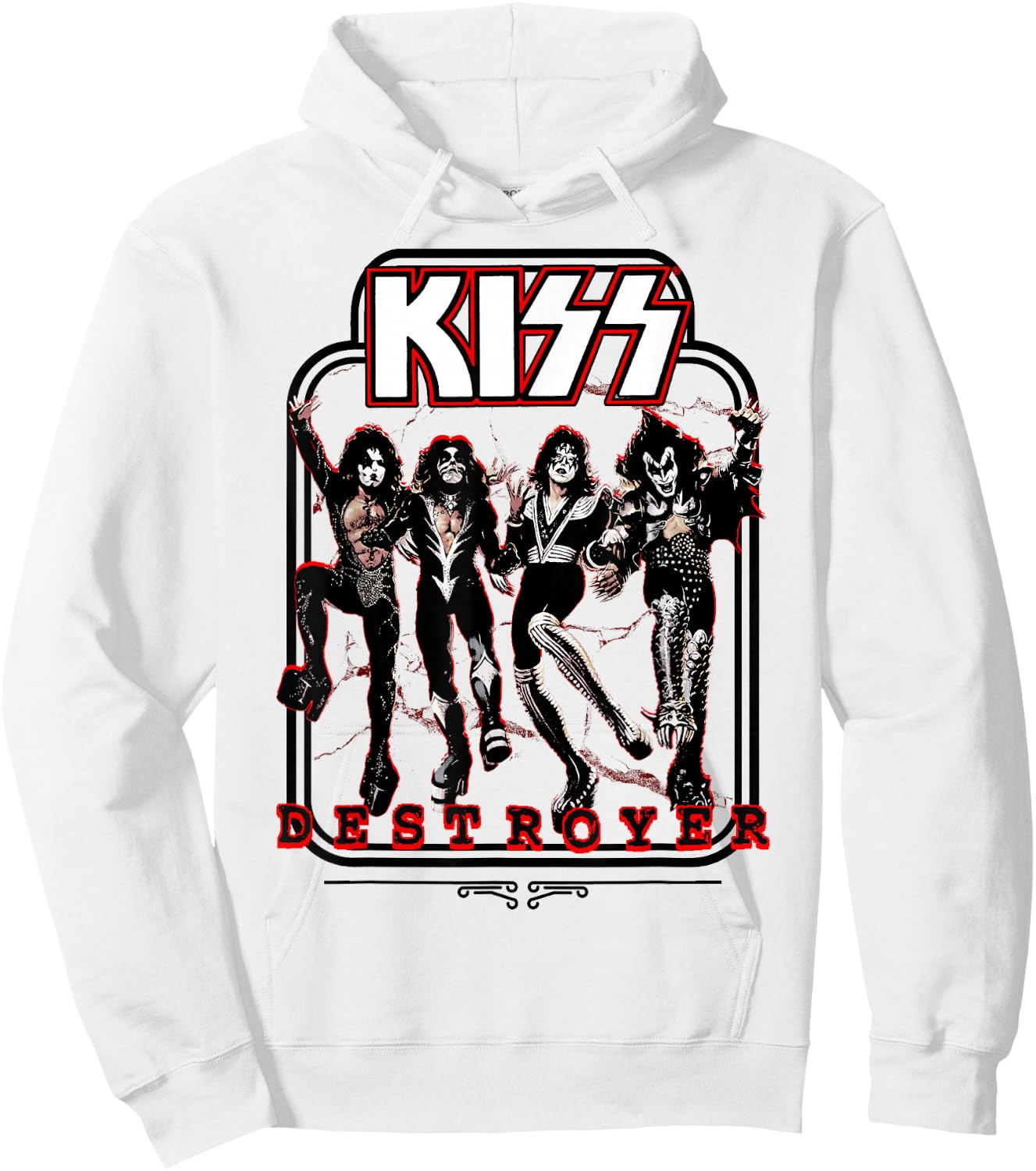 KISS - Destroyer Hoodie - Hoodie | White