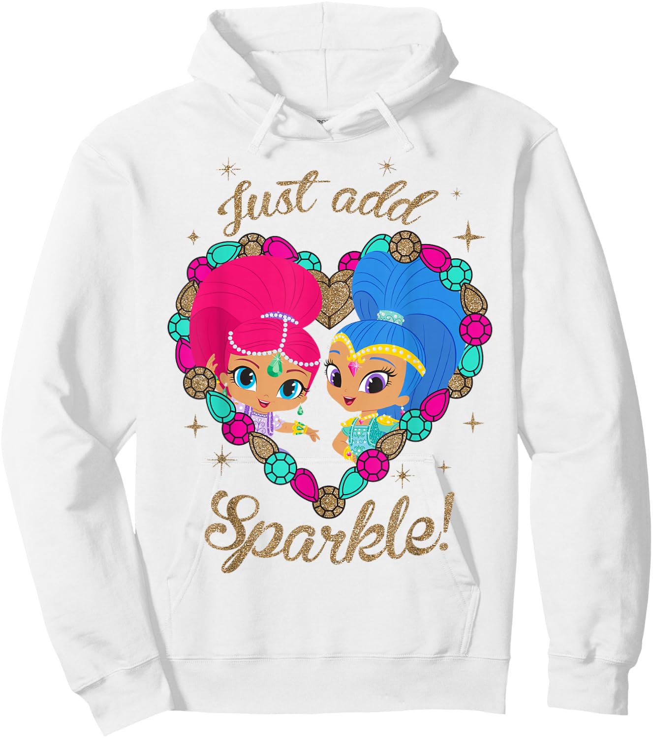 Shimmer & Shine Just Add Sparkle! Hoodie - Hoodie | White