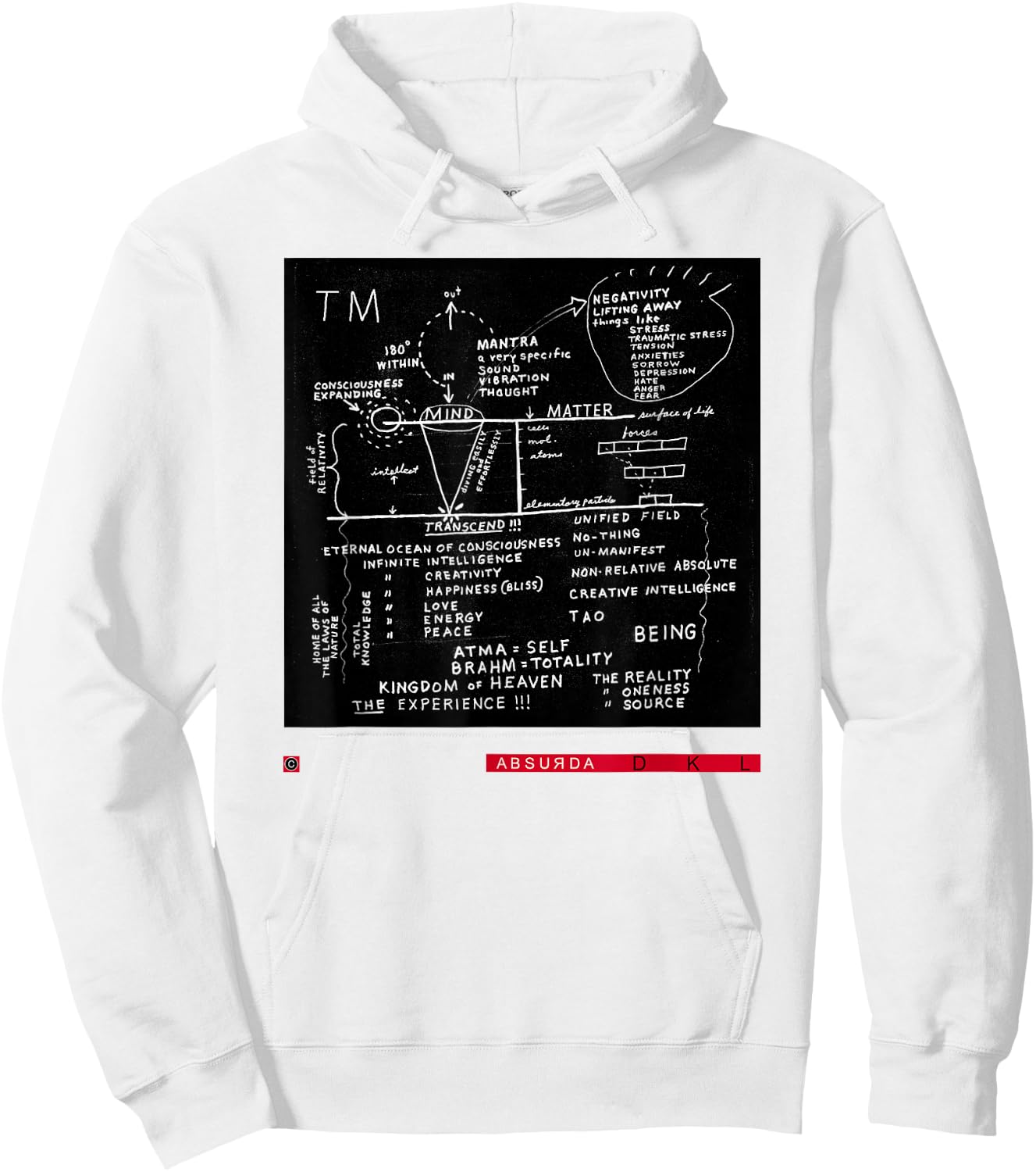 Studio: David Lynch TM Unified Field Hoodie - Hoodie | White