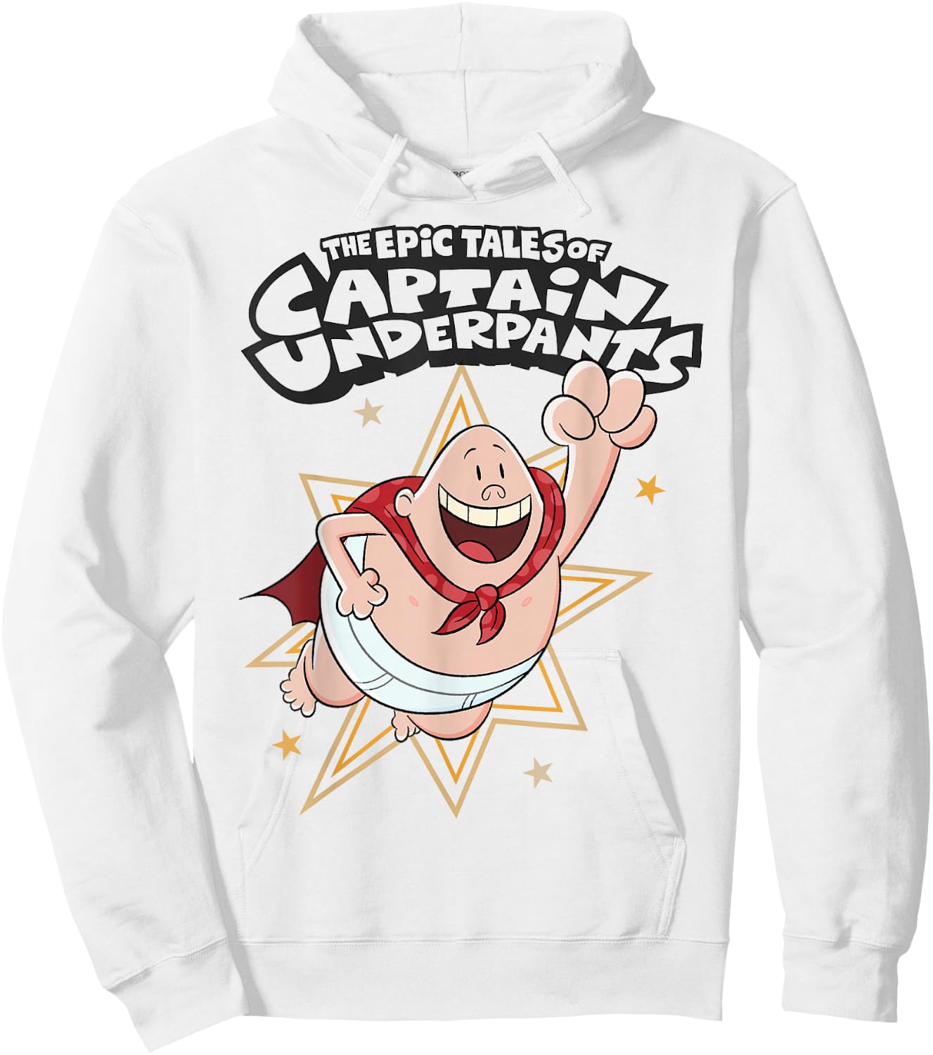 Captain Underpants The First Epic Movie Burst Hoodie - Hoodie | White