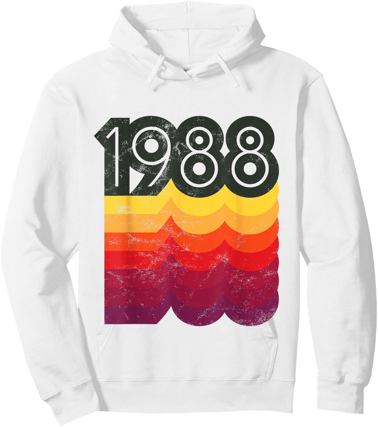 Birthday 80s Style Retro 1988 Hoodie - Hoodie | White