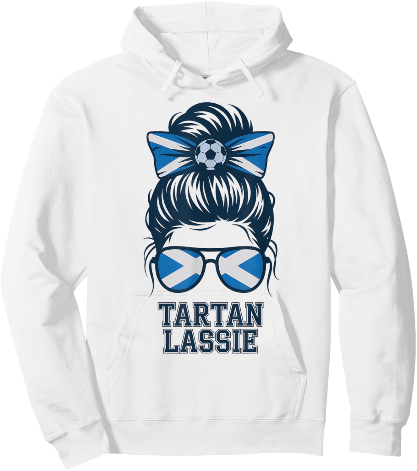 Pretty Scottish Girl Tartan Lassie Trip Vacation Favorite Hoodie - Hoodie | White