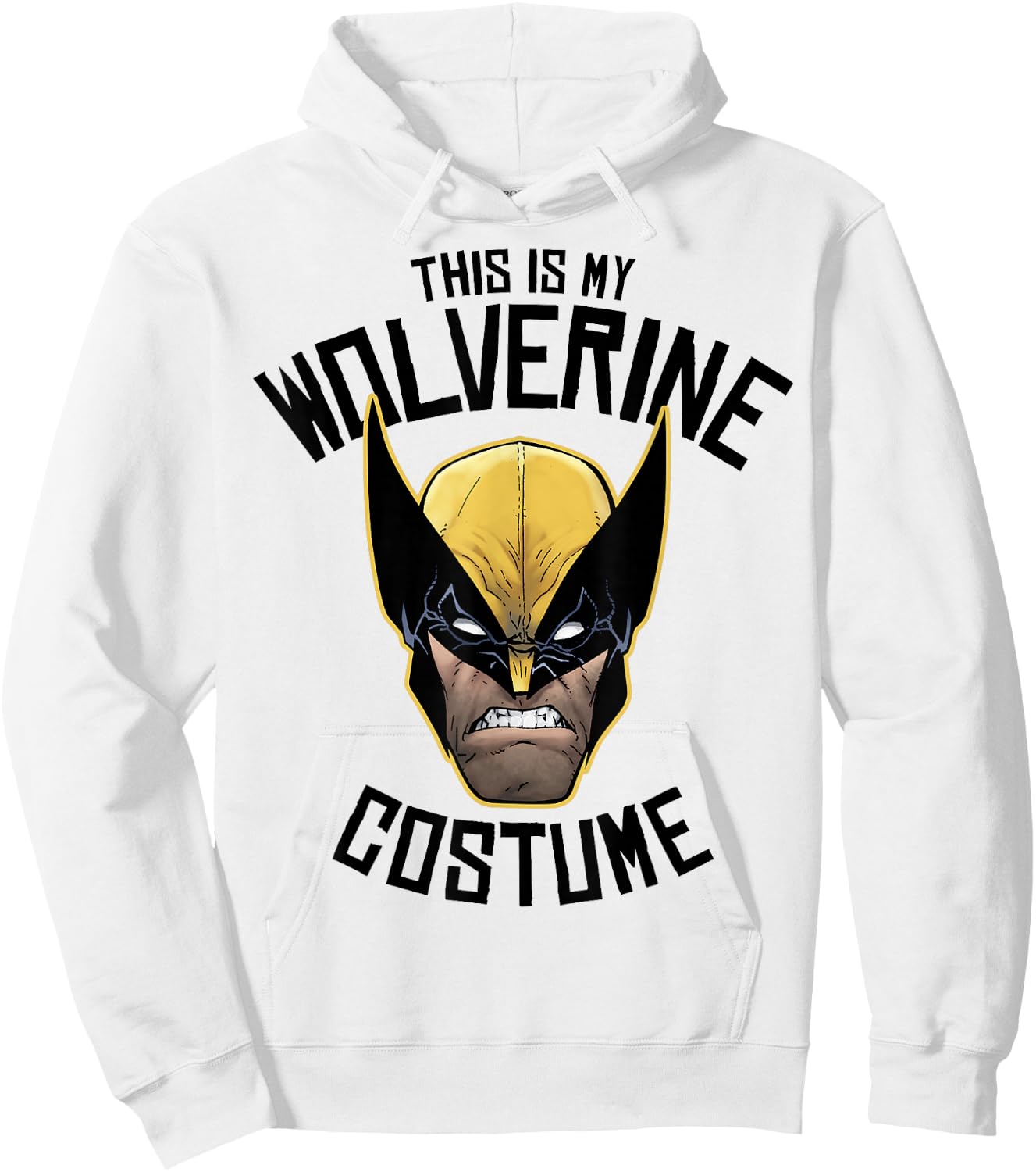 Marvel This is My Wolverine Costume Halloween Hoodie - Hoodie | White