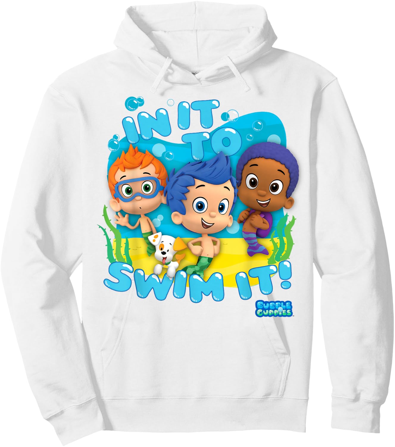 Bubble Guppies in It to Swim It Graphic Hoodie - Hoodie | White