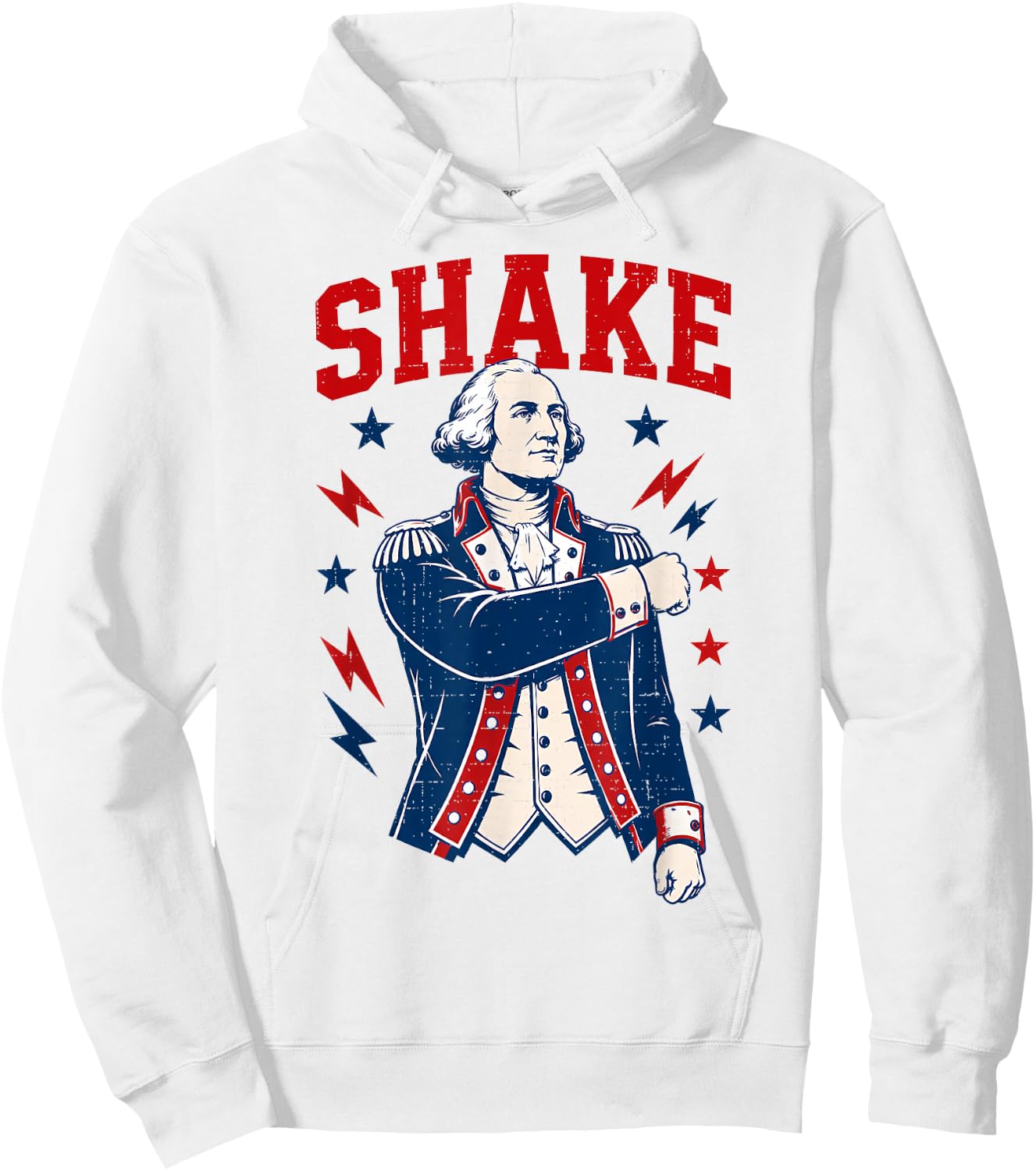 Funny Shake and Bake 4th of July Couple Matching Hoodie - Hoodie | White
