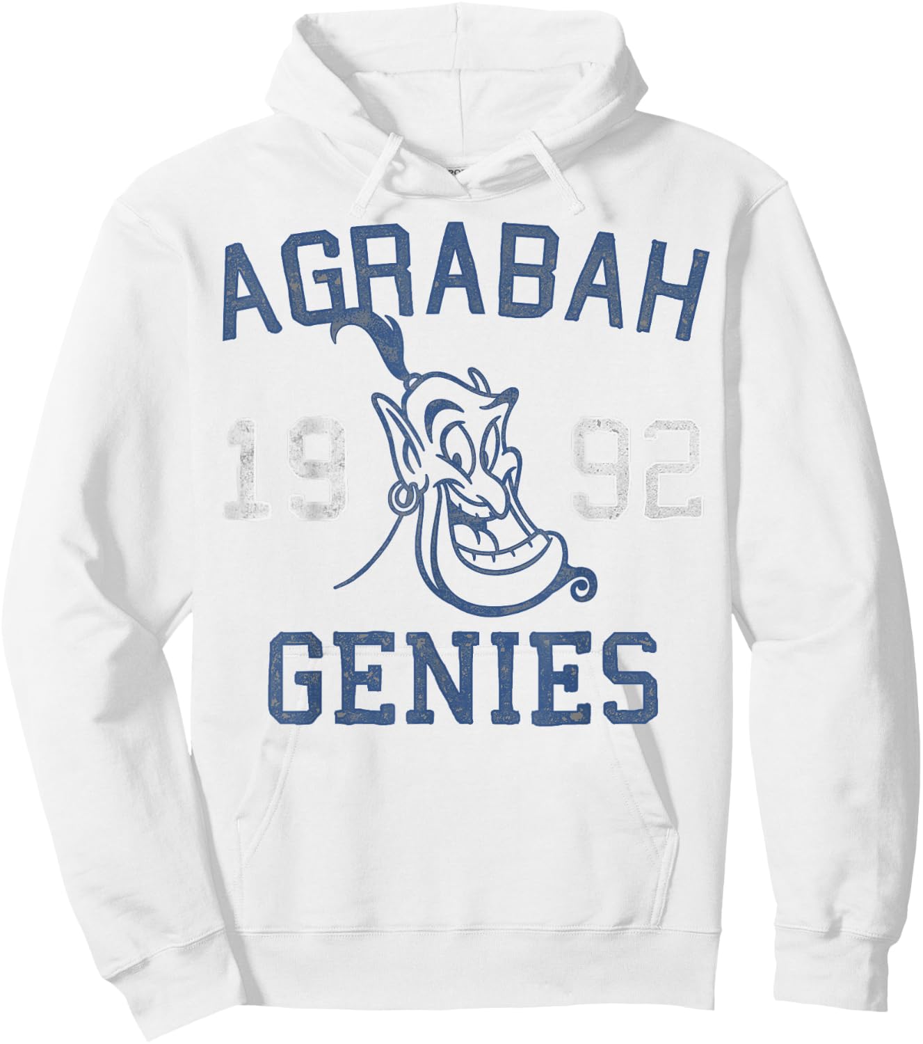 Disney Aladdin Genie Agrabah Genies 1992 Graphic Hoodie - Hoodie | White
