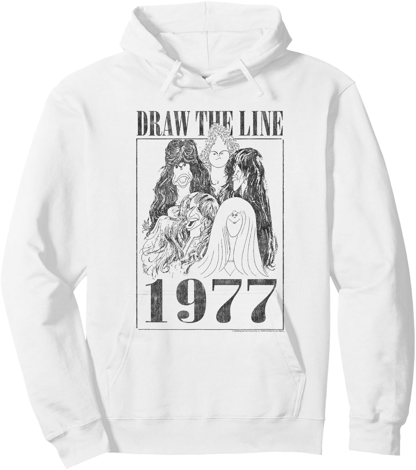 Aerosmith - Draw the Line 1977 Hoodie - Hoodie | White