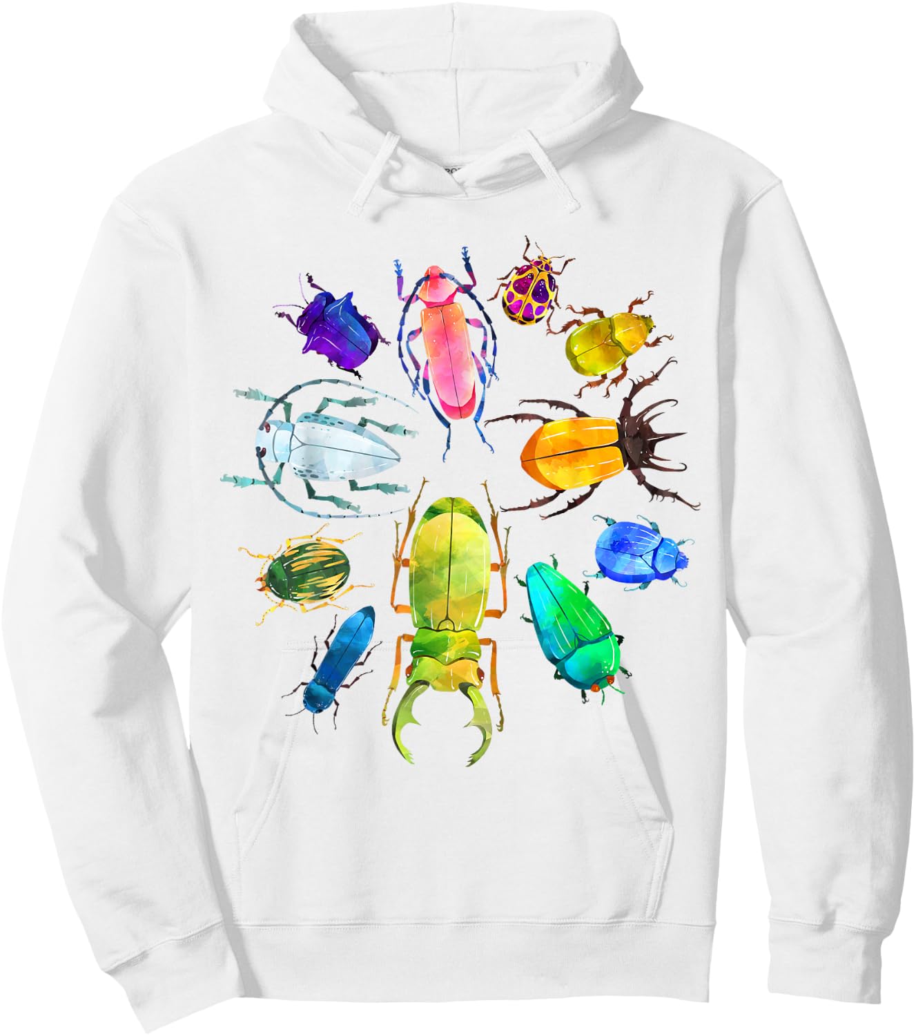 Fun Cute Bugs Insects Beetles Kid Boy Girl Adult Bug Catcher Hoodie - Hoodie | White