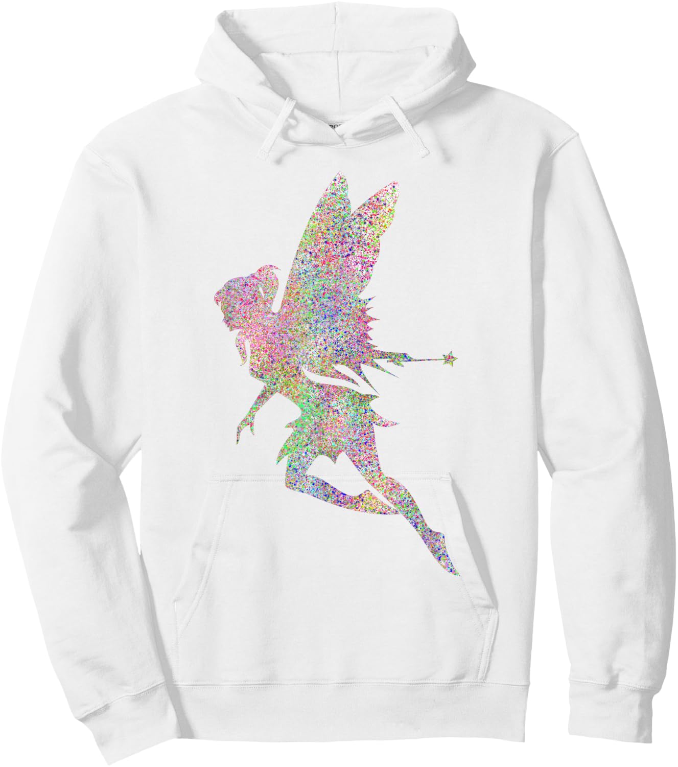 Cute Fairy Girl Rainbow Hoodie - Hoodie | White