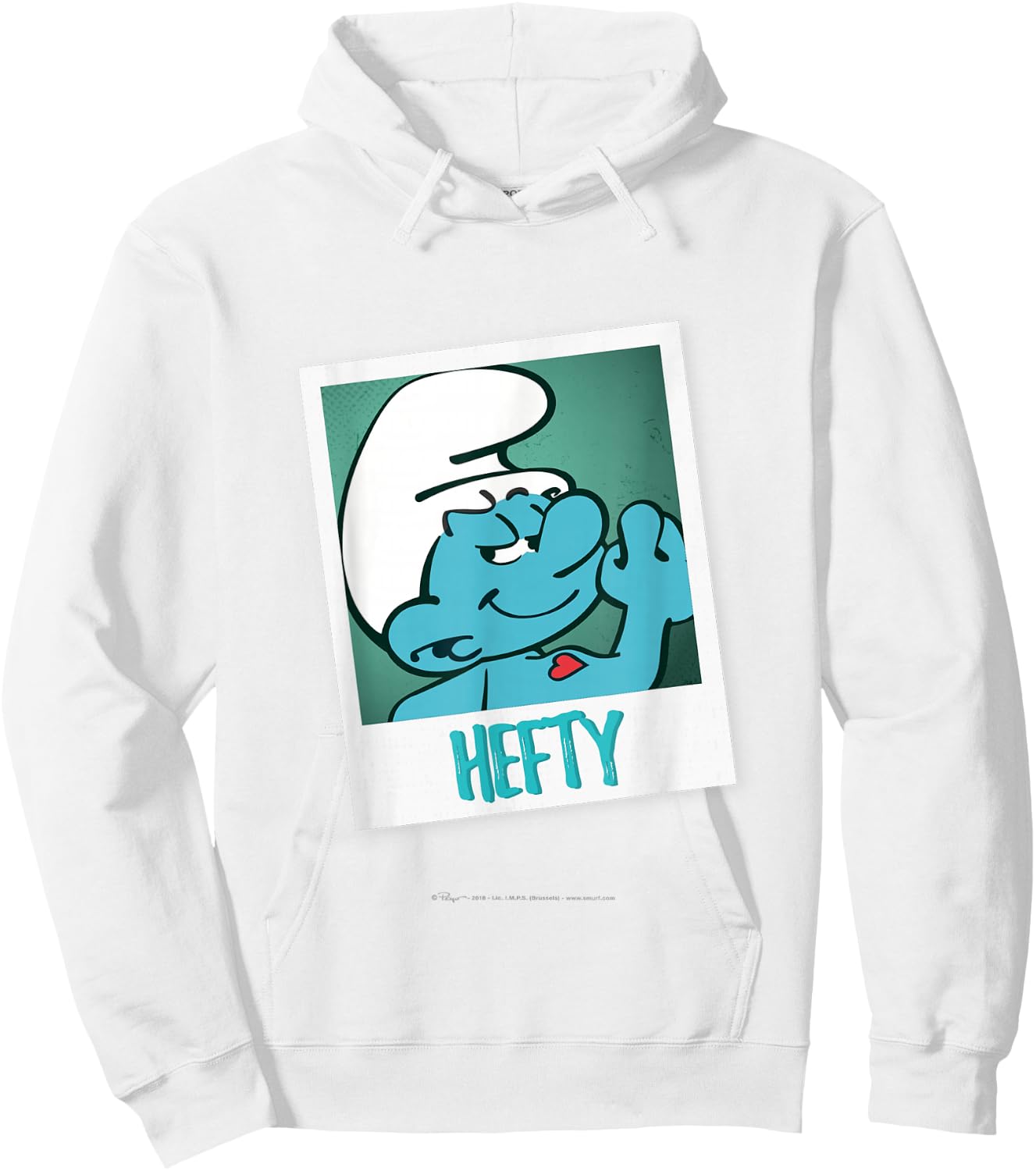 The Smurfs - Hefty Hoodie - Hoodie | White