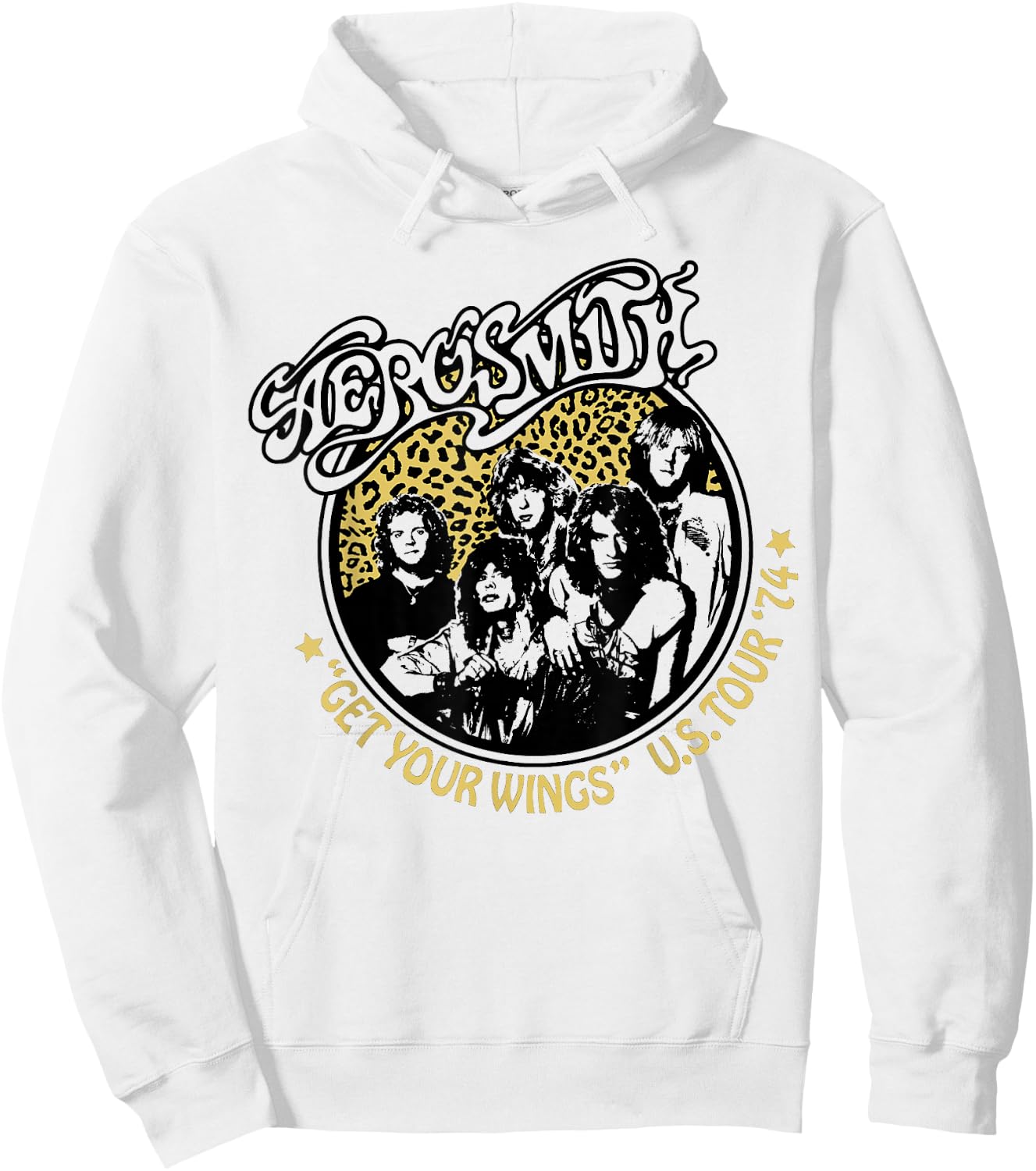 Aerosmith - Wings Tour '74 Hoodie - Hoodie | White