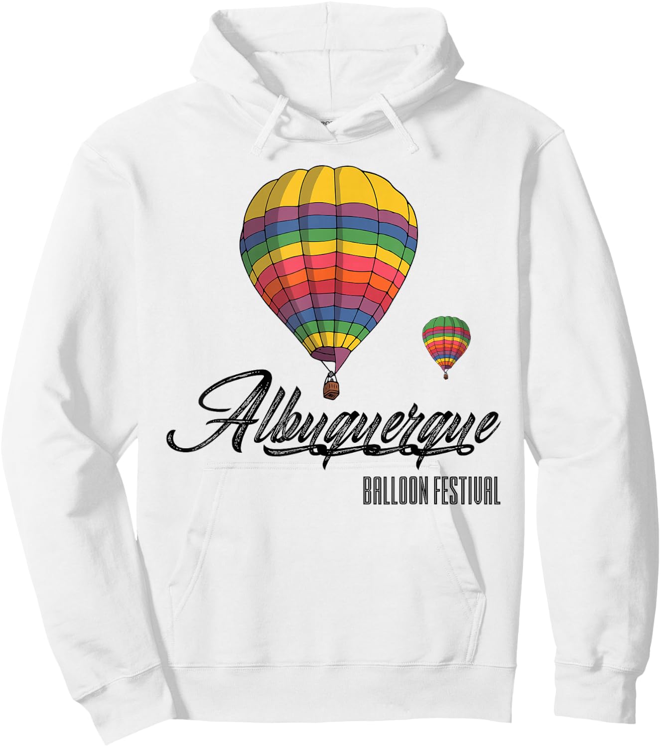 Albuquerque Balloon Festival Shirt | New Mexico Shirt Gift Hoodie - Hoodie | White