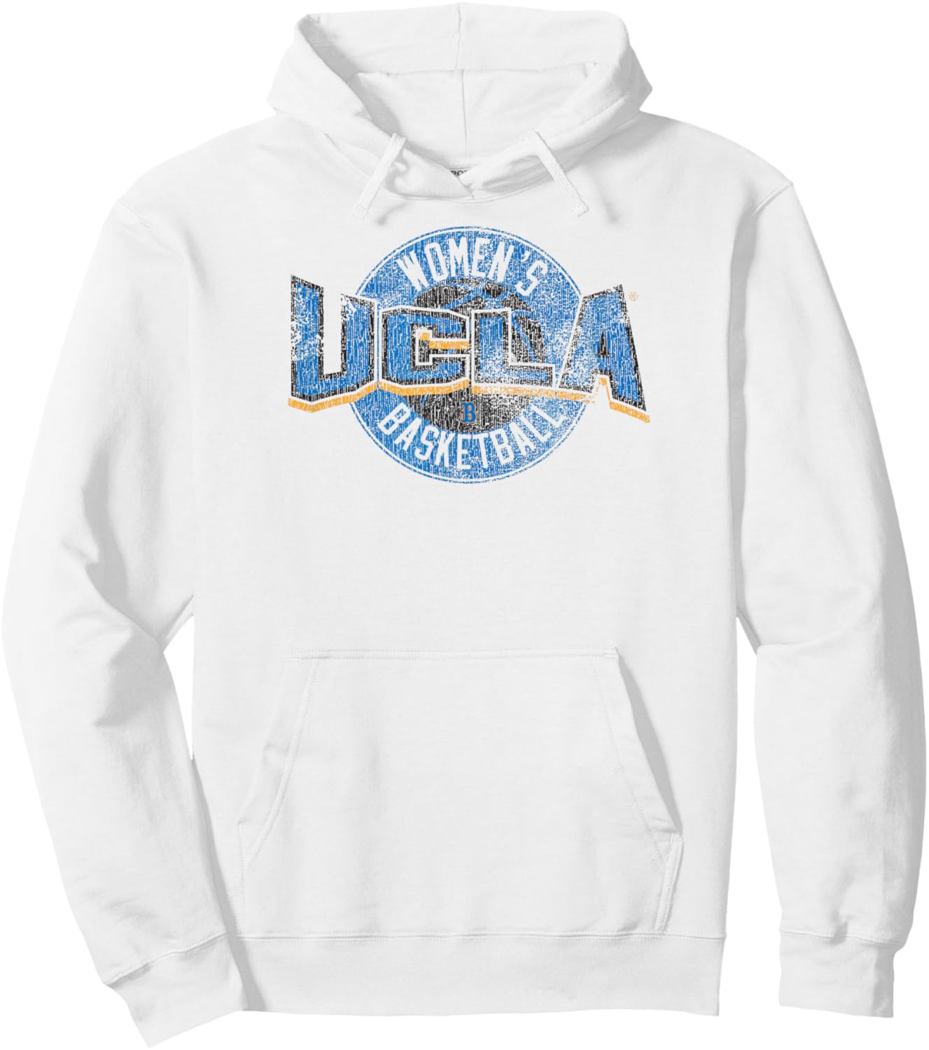UCLA Bruins Women's Basketball Distressed White Hoodie - Hoodie | White
