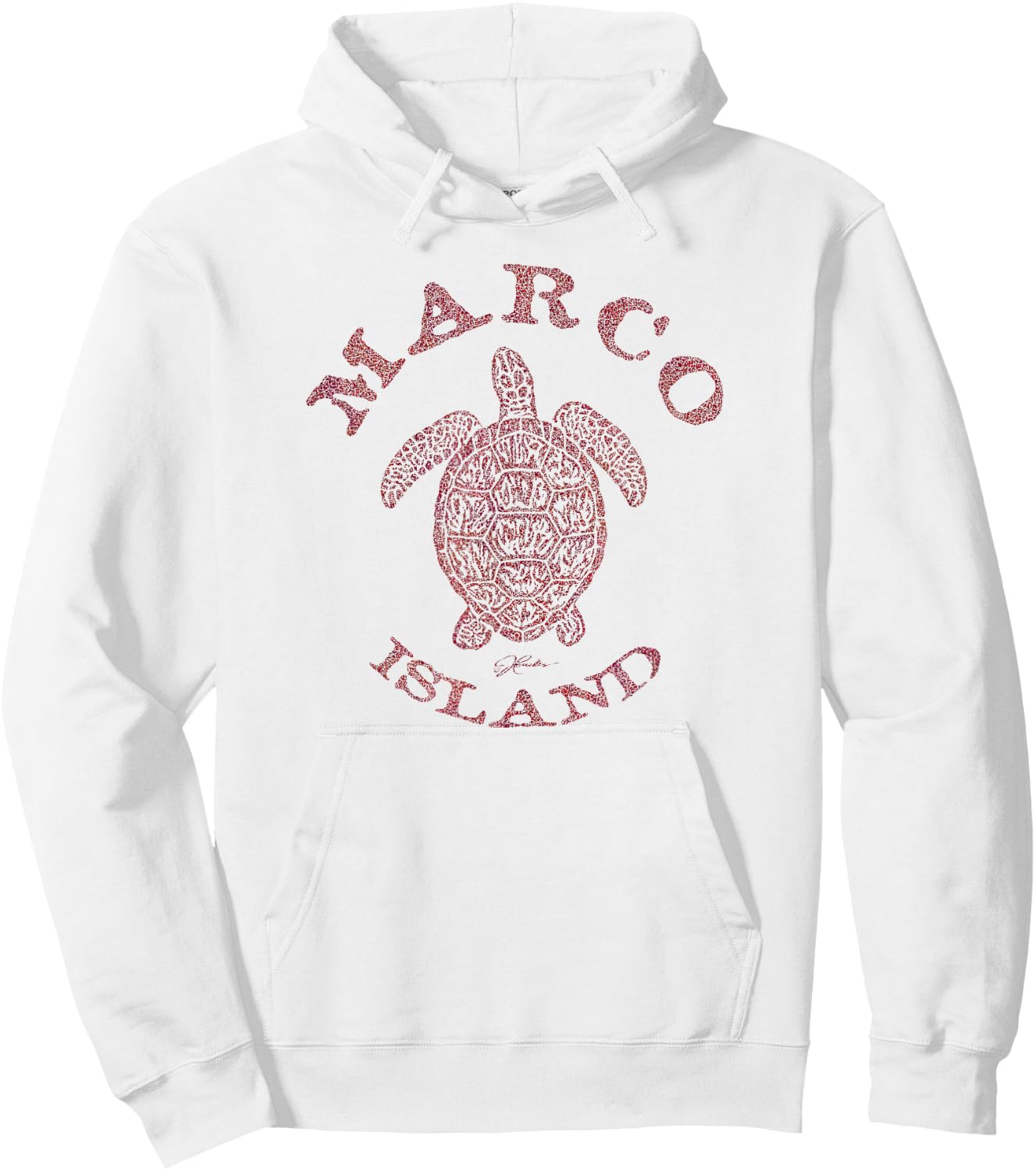 JCombs: Marco Island, FL, Sea Turtle Hoodie - Hoodie | White
