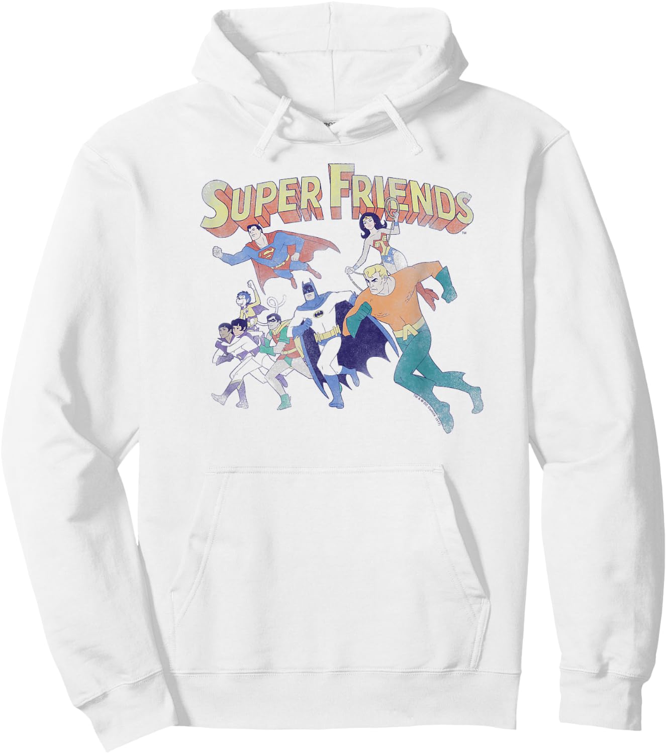Justice League Super Friends Hoodie - Hoodie | White