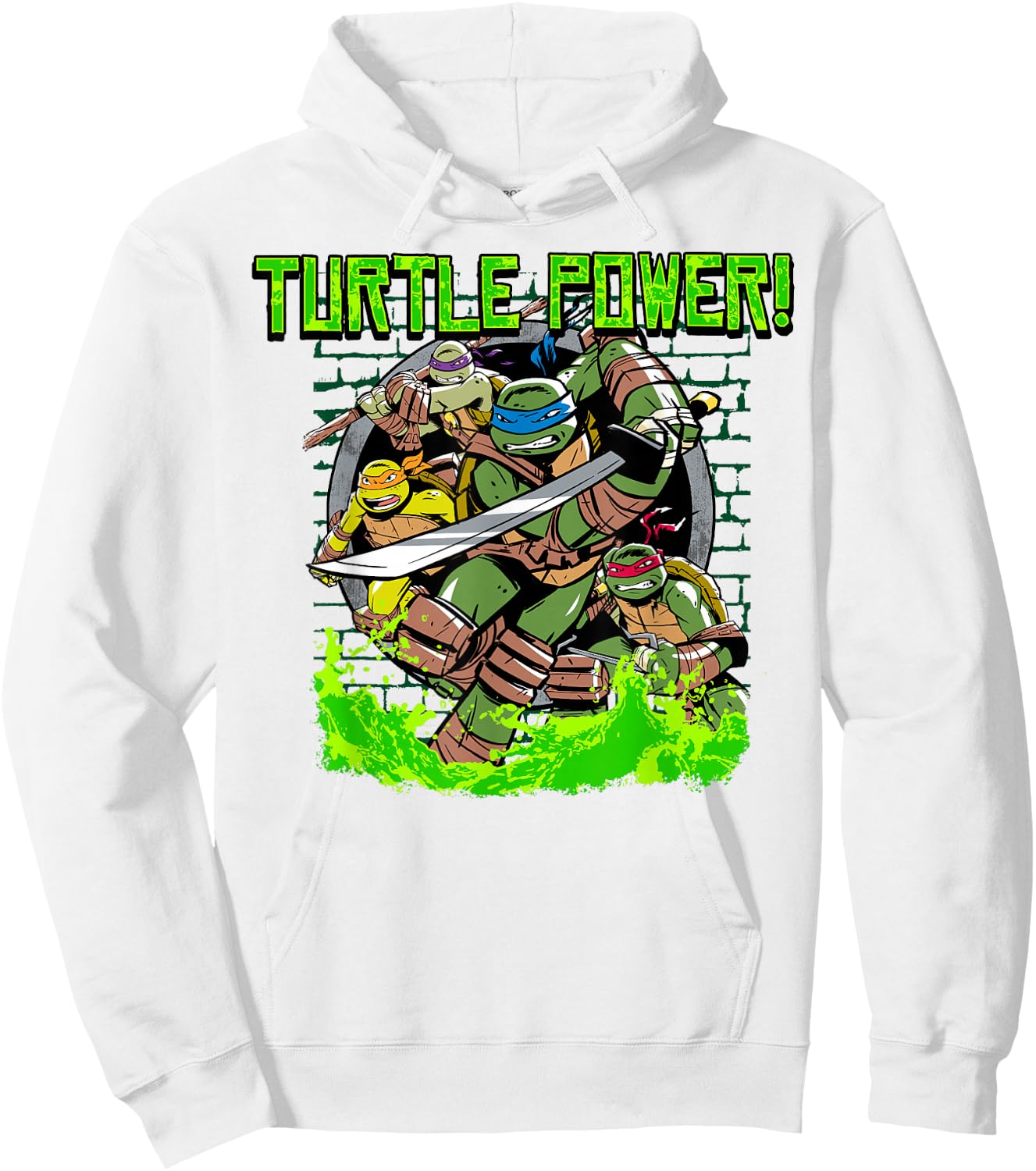 Teenage Mutant Ninja Turtles "Turtle Power" Hoodie - Hoodie | White