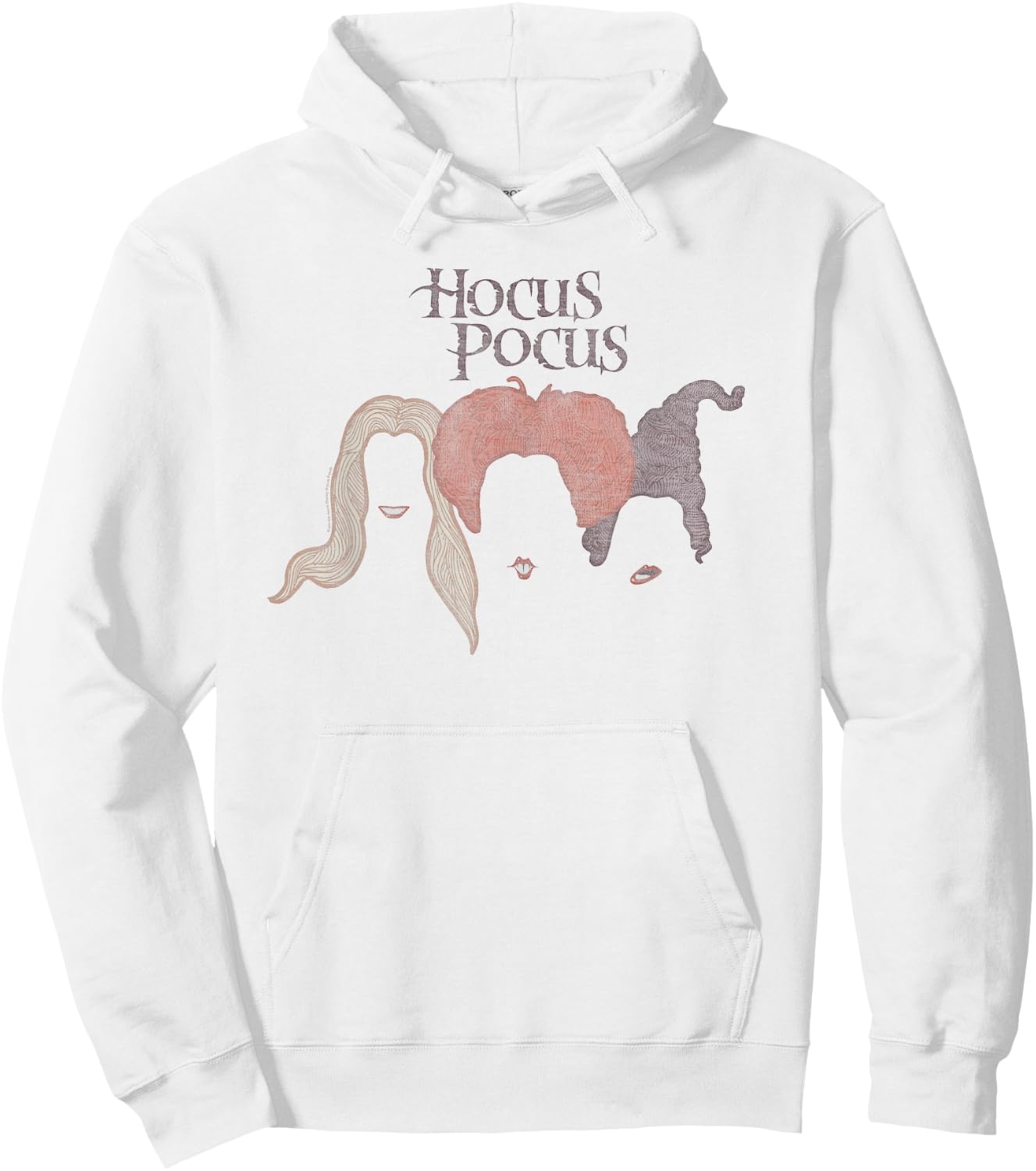 Hocus Pocus - Sanderson Sisters Hair Silhouettes Hoodie - Hoodie | White