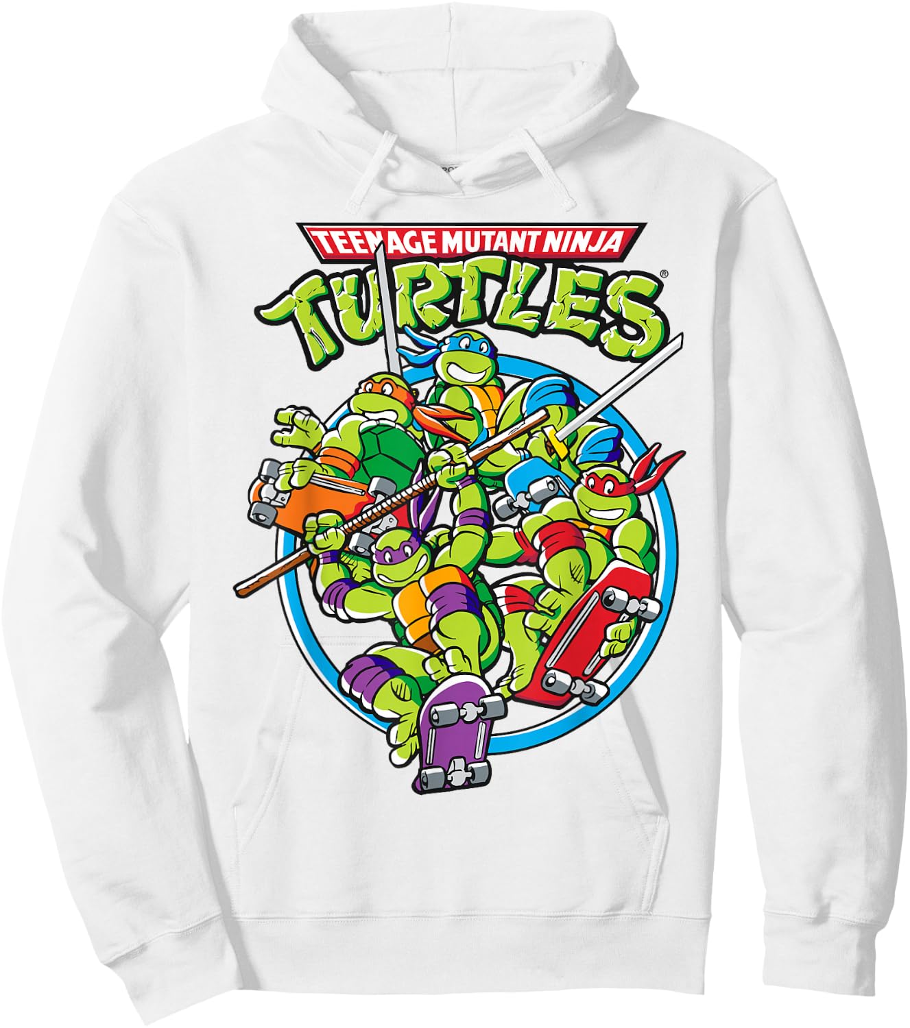 Teenage Mutant Ninja Turtles Skateboarding Team Hoodie - Hoodie | White