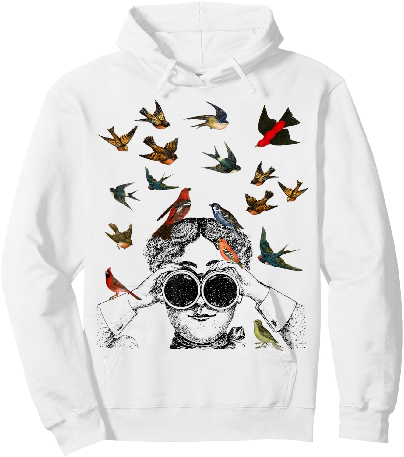 Birdwatching gifts ornithologist twitcher Bird lover Hoodie - Hoodie | White