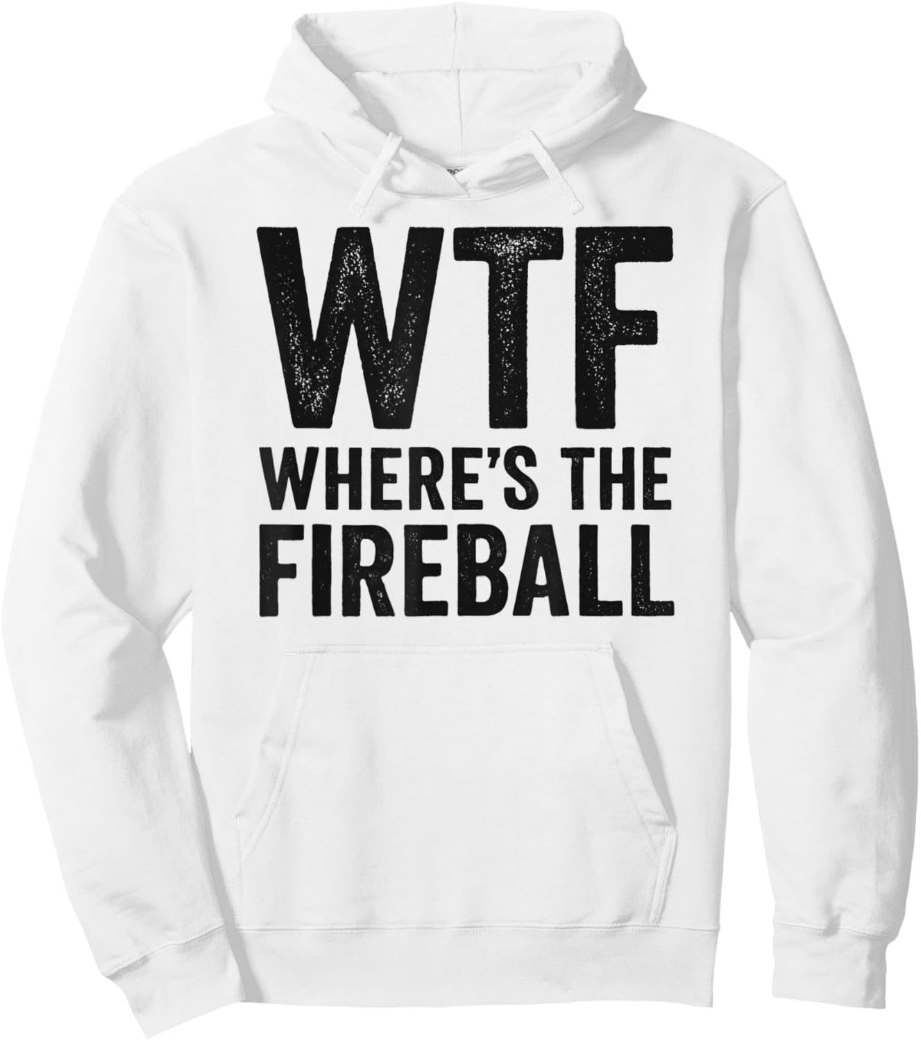 WTF Where's The Fireball Hoodie - Hoodie | White