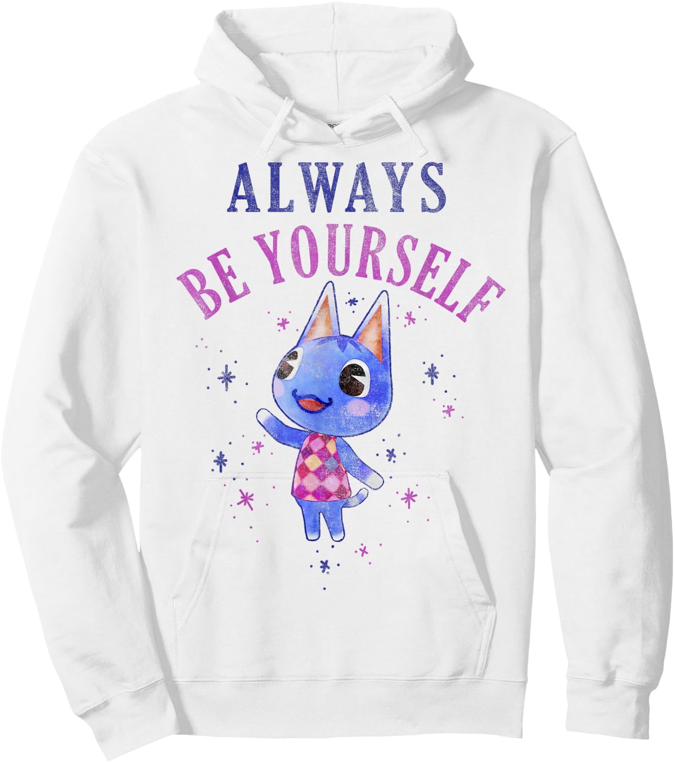 Animal Crossing Rosie Always Be Yourself Portrait Hoodie - Hoodie | White