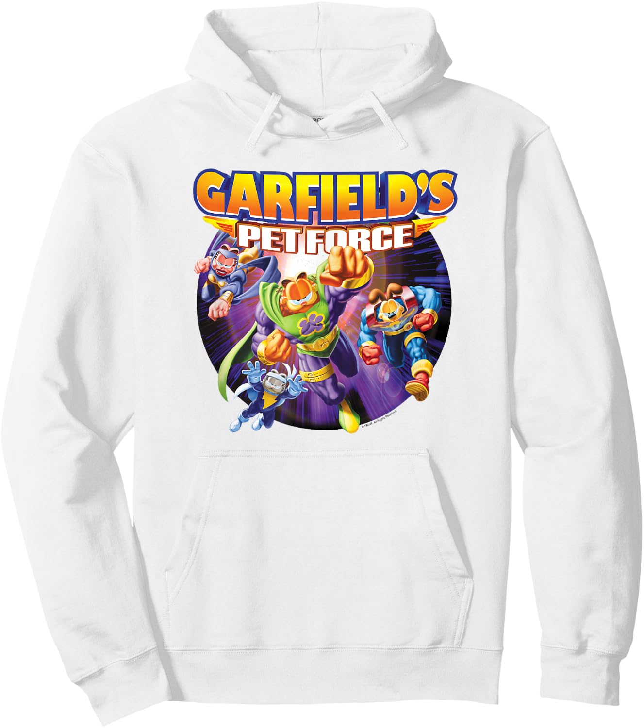 Garfield Pet Force Four Hoodie - Hoodie | White
