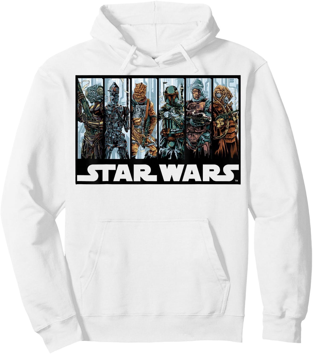 Star Wars Boba Fett & Villains Bounty Hunters' Guild Hoodie - Hoodie | White