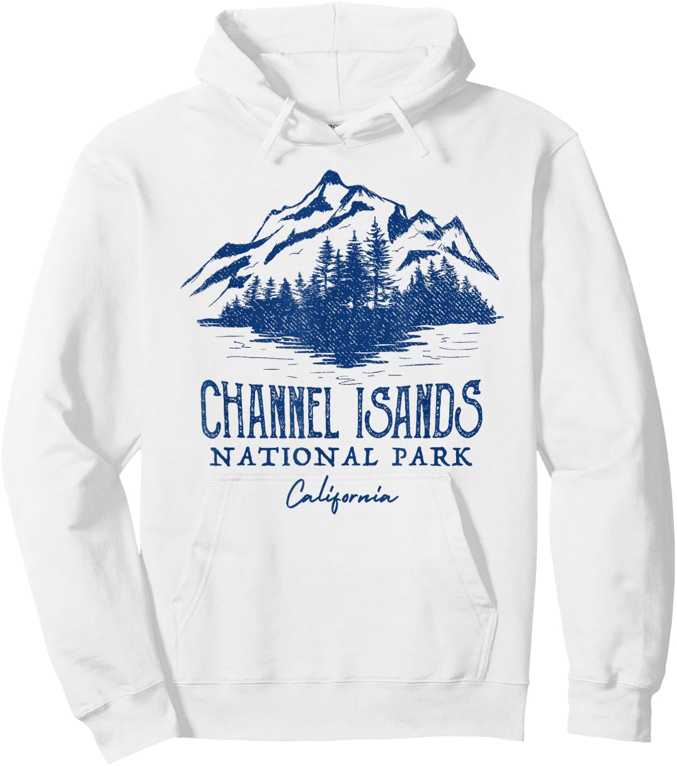 Vintage Channel Islands National Park California Hoodie - Hoodie | White