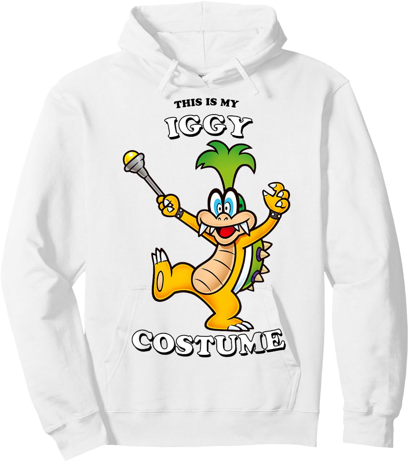Super Mario Halloween This Is My Iggy Costume Hoodie - Hoodie | White