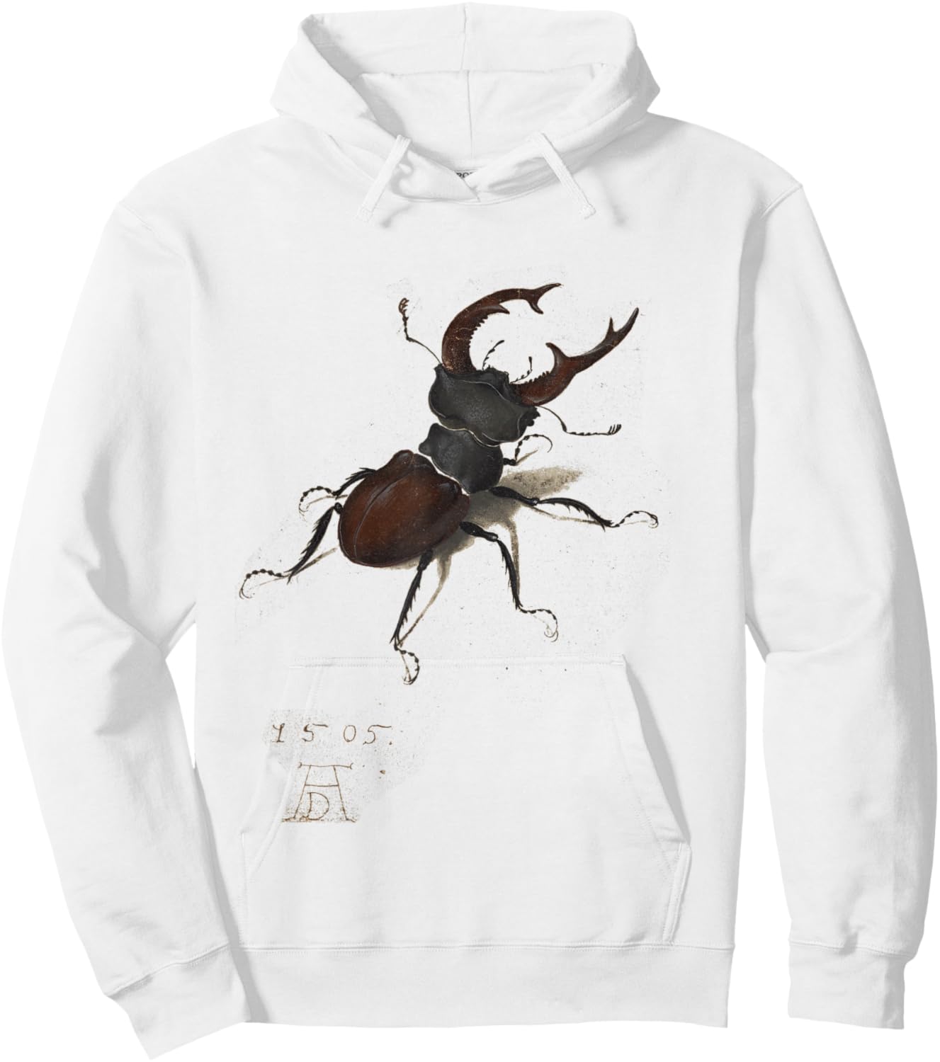 Insects Bugs Vintage Entomology Albrecht Durer Stag Beetle Hoodie - Hoodie | White