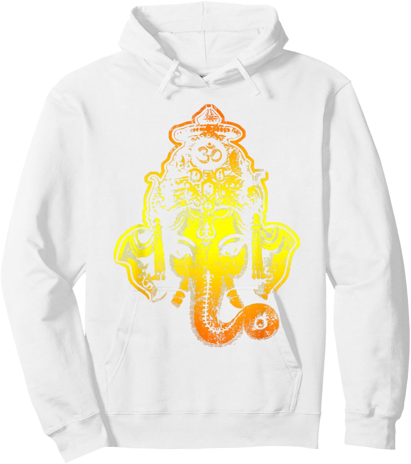 Gradient Ganesh Hoodie - Hoodie | White