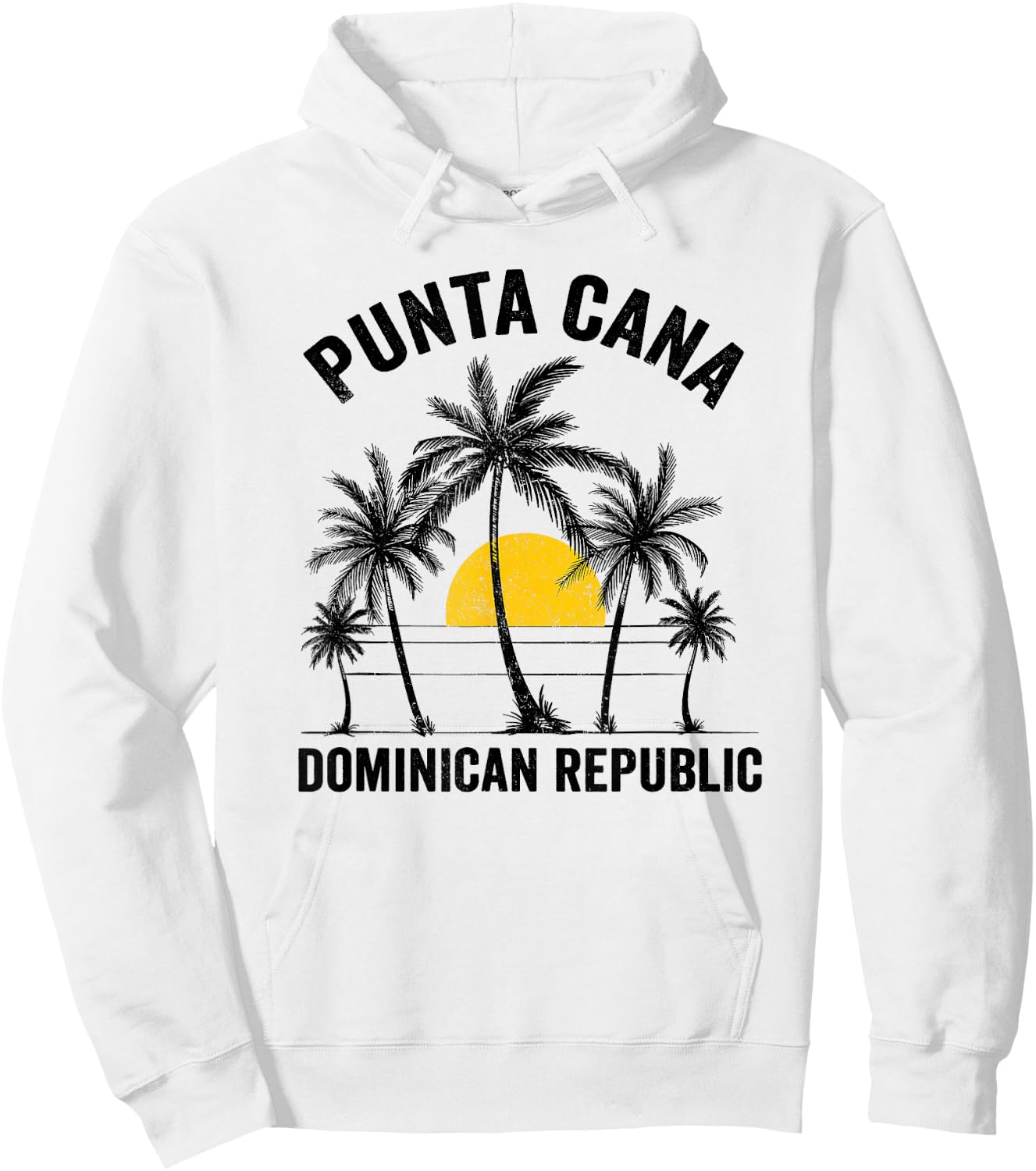 Punta Cana Beach Souvenir RD Dominican Republic 2026 Hoodie - Hoodie | White