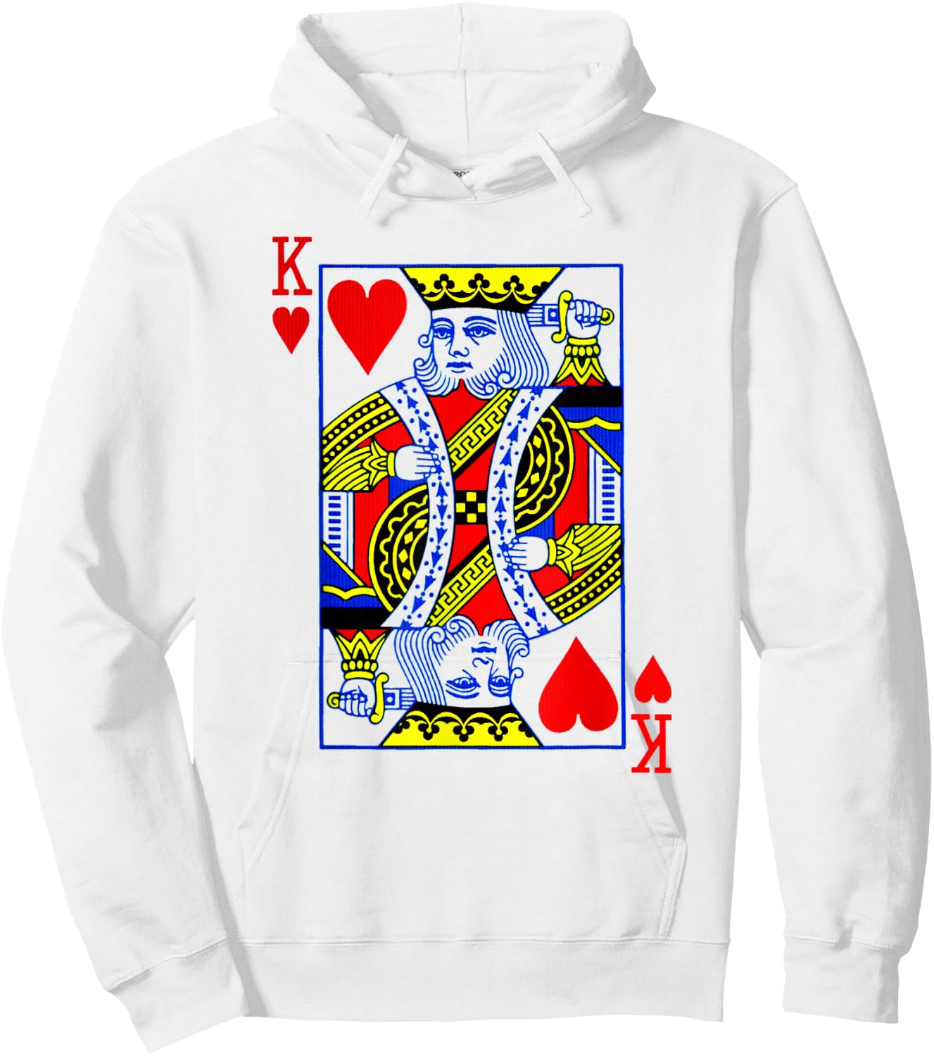 King Of Hearts Halloween Costume Idea Hoodie - Hoodie | White