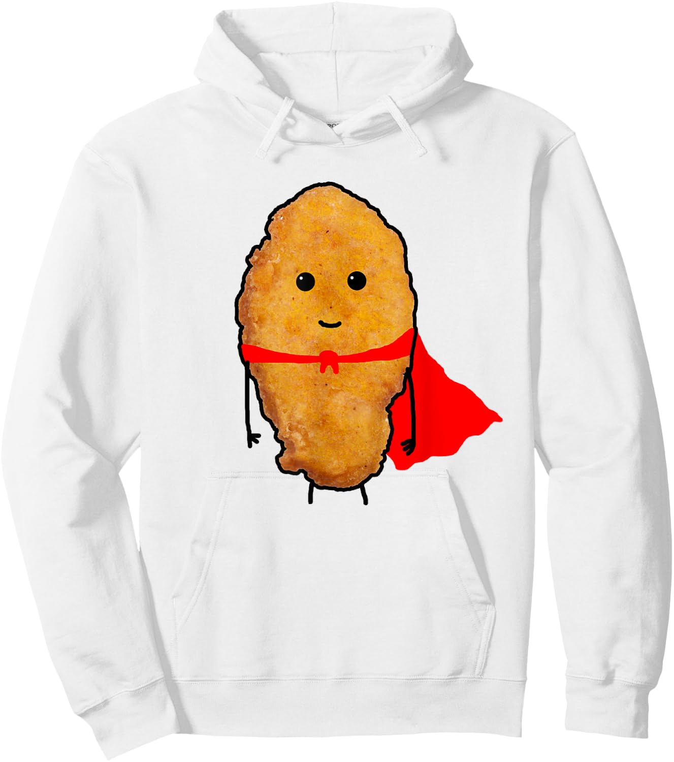 Super Hero Chicken Nuggets Women Kid's Hoodie - Hoodie | White